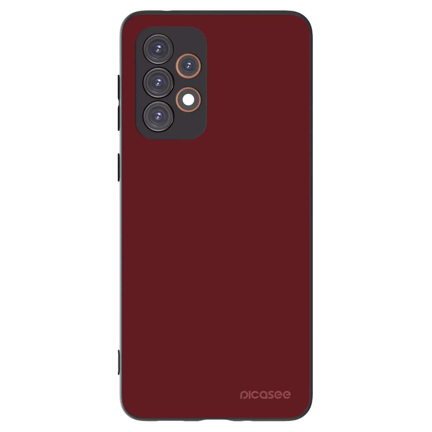 Picasee silikonowe czarne etui na Samsung Galaxy A33 5G A336 - Red Bliss