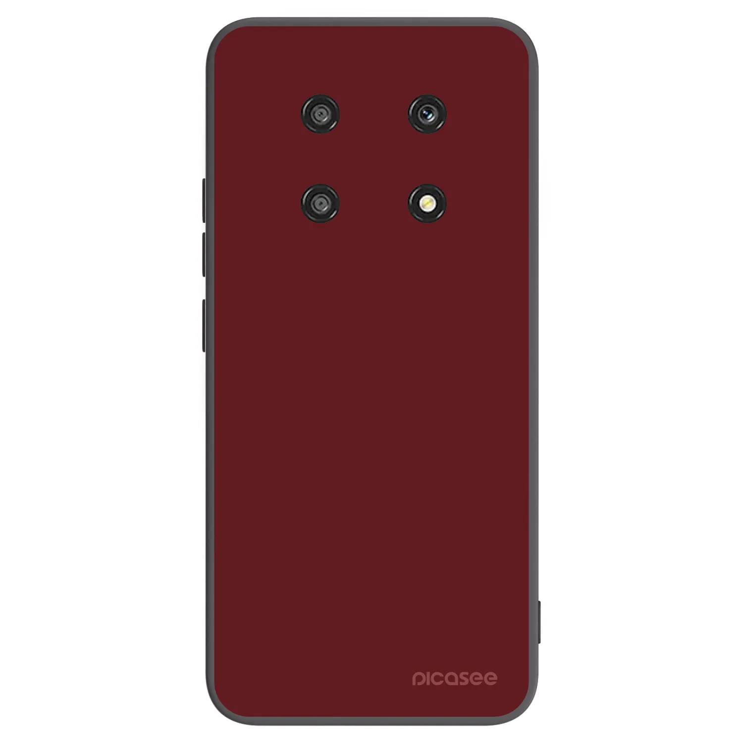 Picasee silikonowe czarne etui na Honor Magic4 Lite 5G - Red Bliss