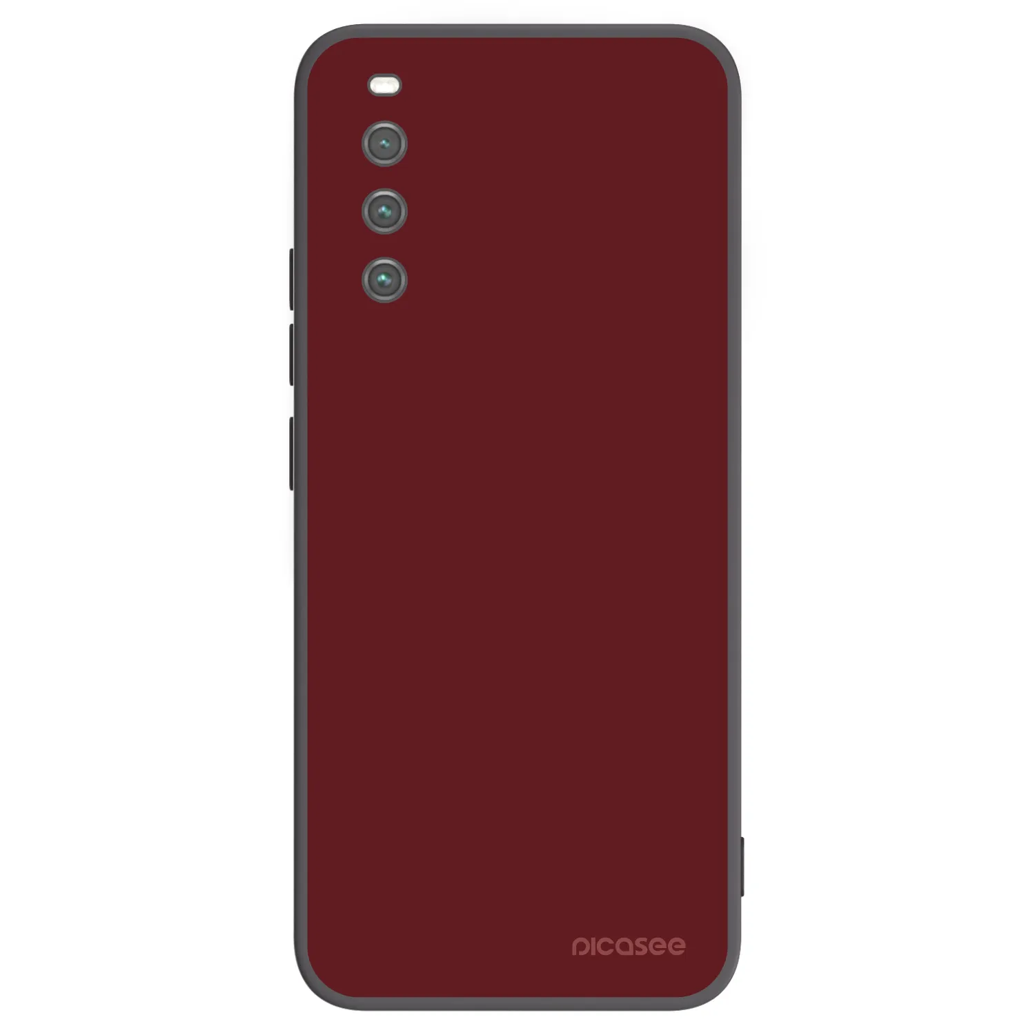 Picasee silikonowe czarne etui na Sony Xperia 10 IV 5G - Red Bliss