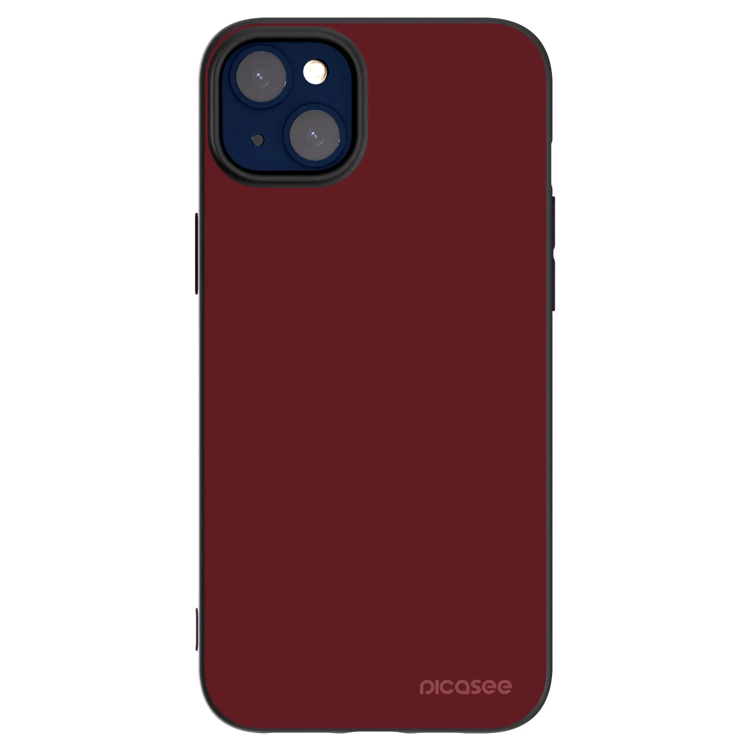 Picasee silikonowe czarne etui na Apple iPhone 14 Plus - Red Bliss