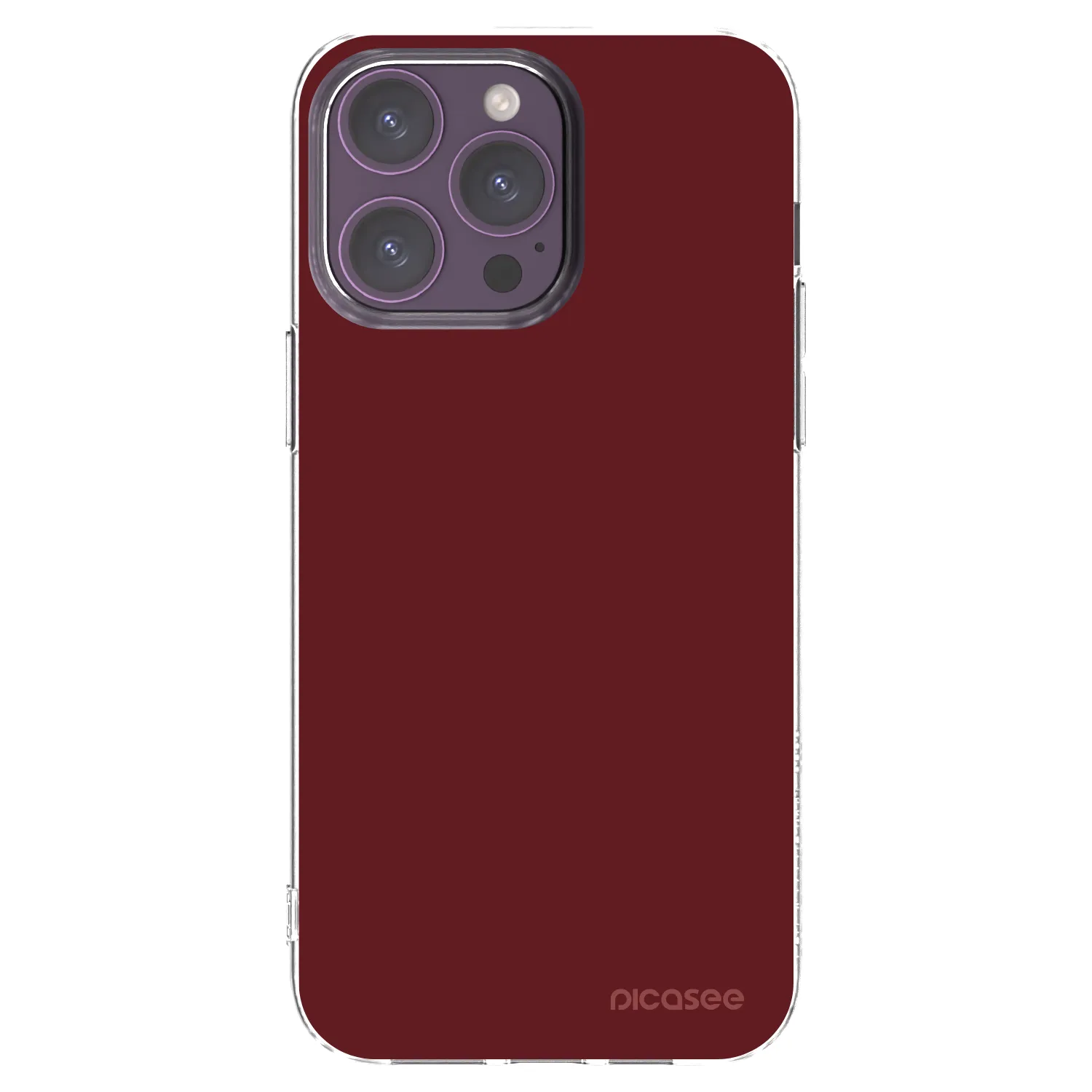 Picasee silikonowe przeźroczyste etui na Apple iPhone 14 Pro Max - Red Bliss