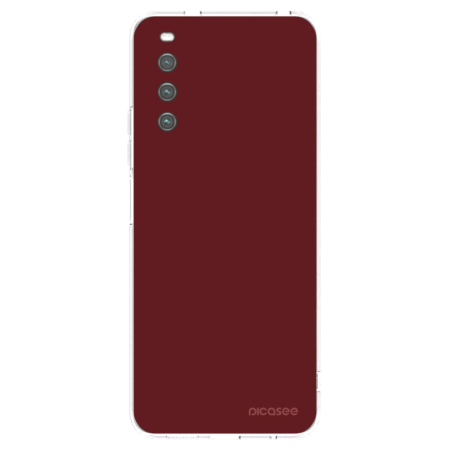 Picasee silikonowe przeźroczyste etui na Sony Xperia 10 IV 5G - Red Bliss