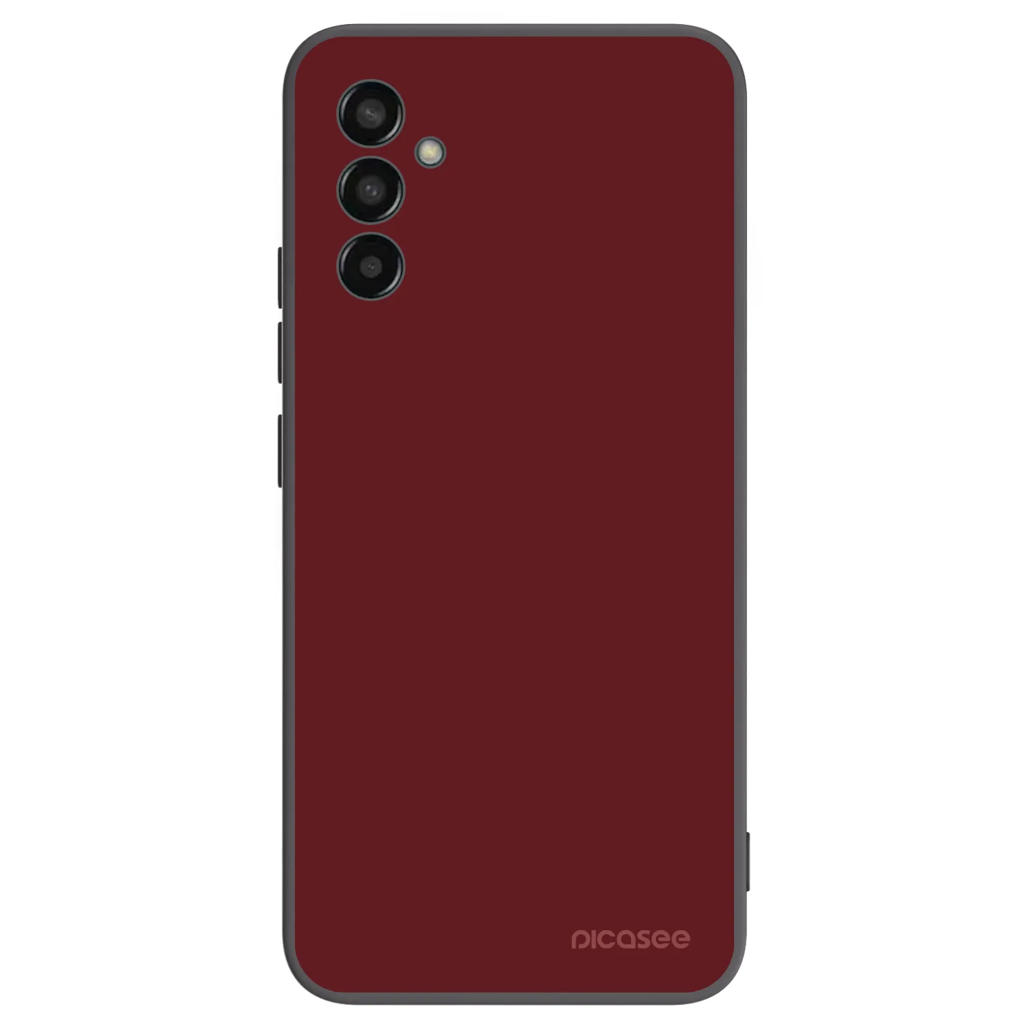 Picasee silikonowe czarne etui na Samsung Galaxy M13 M135F - Red Bliss
