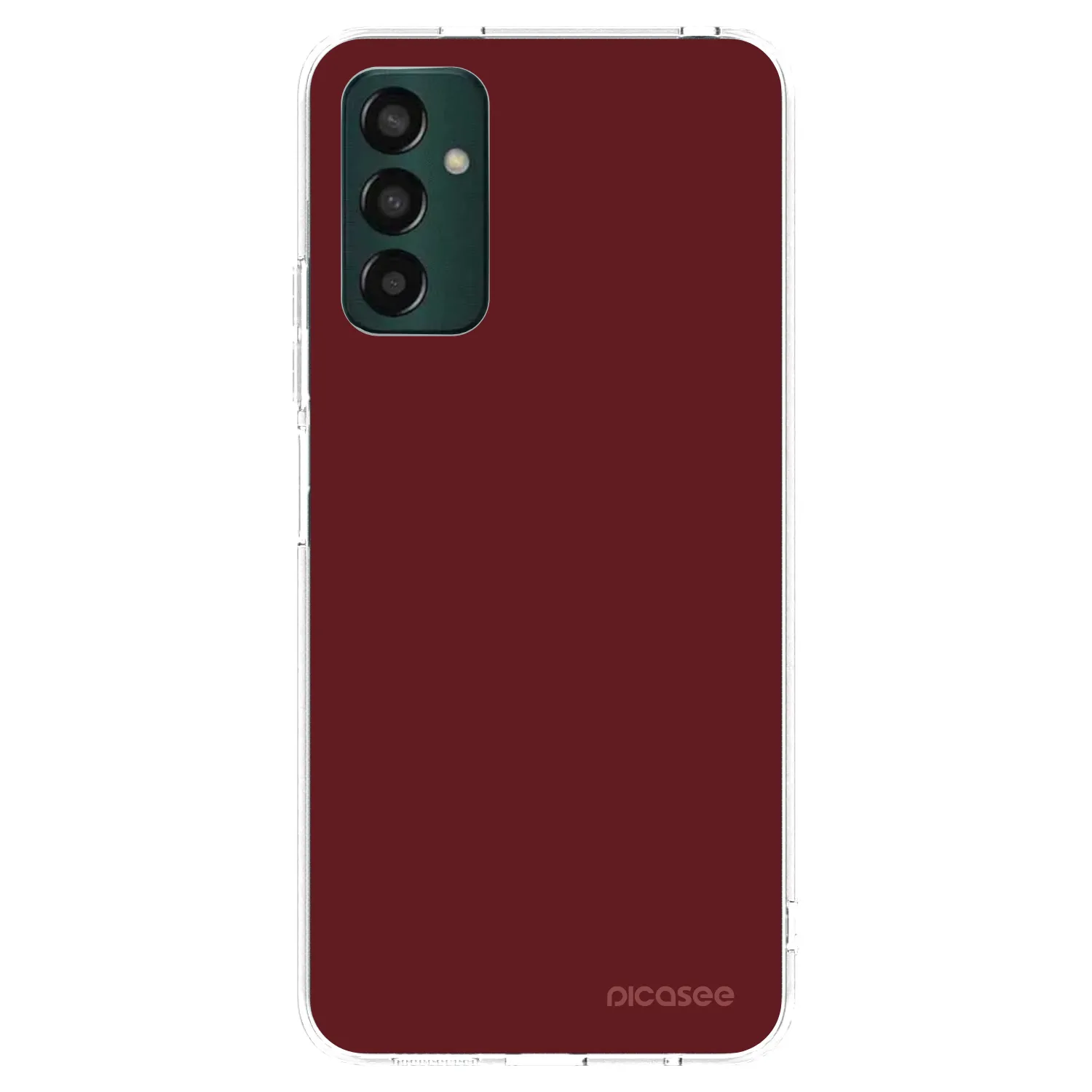 Picasee silikonowe przeźroczyste etui na Samsung Galaxy M13 M135F - Red Bliss