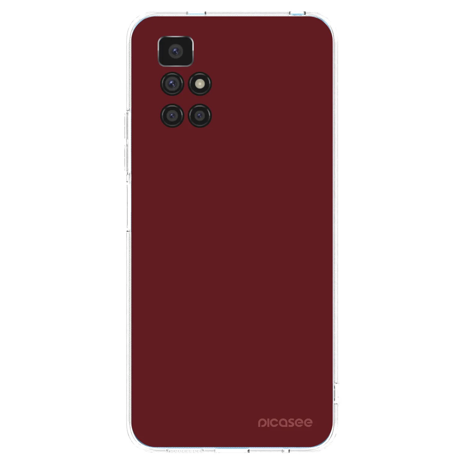 Picasee silikonowe przeźroczyste etui na Xiaomi Redmi 10 (2022) - Red Bliss