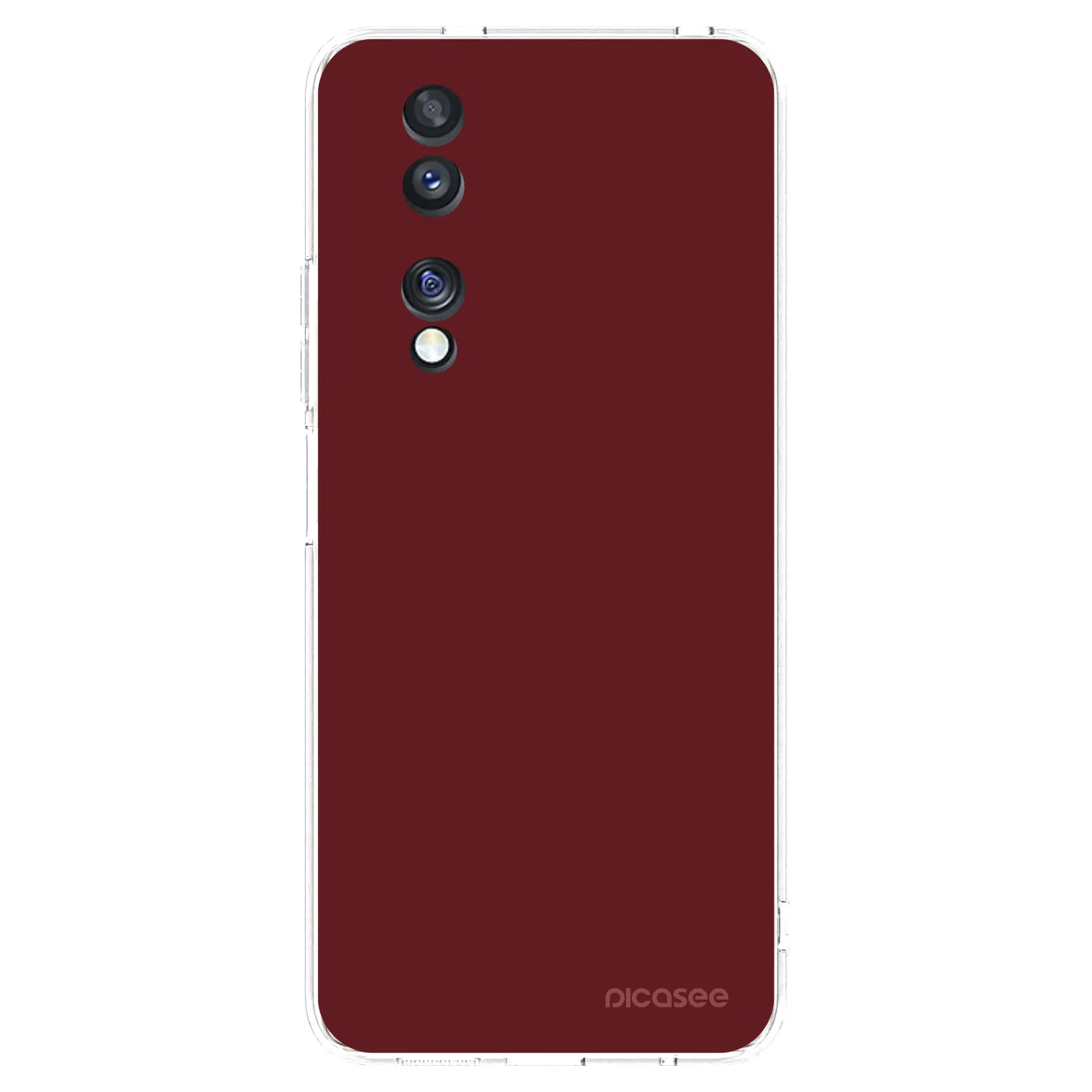 Picasee silikonowe przeźroczyste etui na Honor 70 - Red Bliss