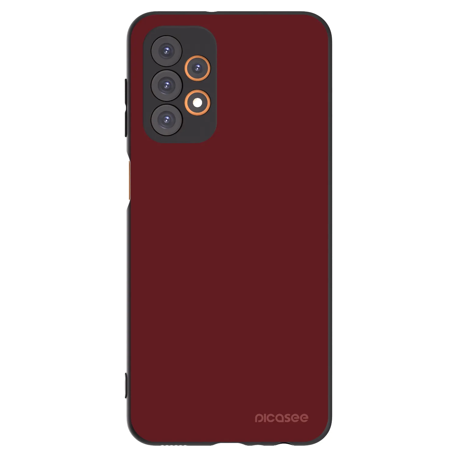 Picasee silikonowe czarne etui na Samsung Galaxy A23 A236B 5G - Red Bliss