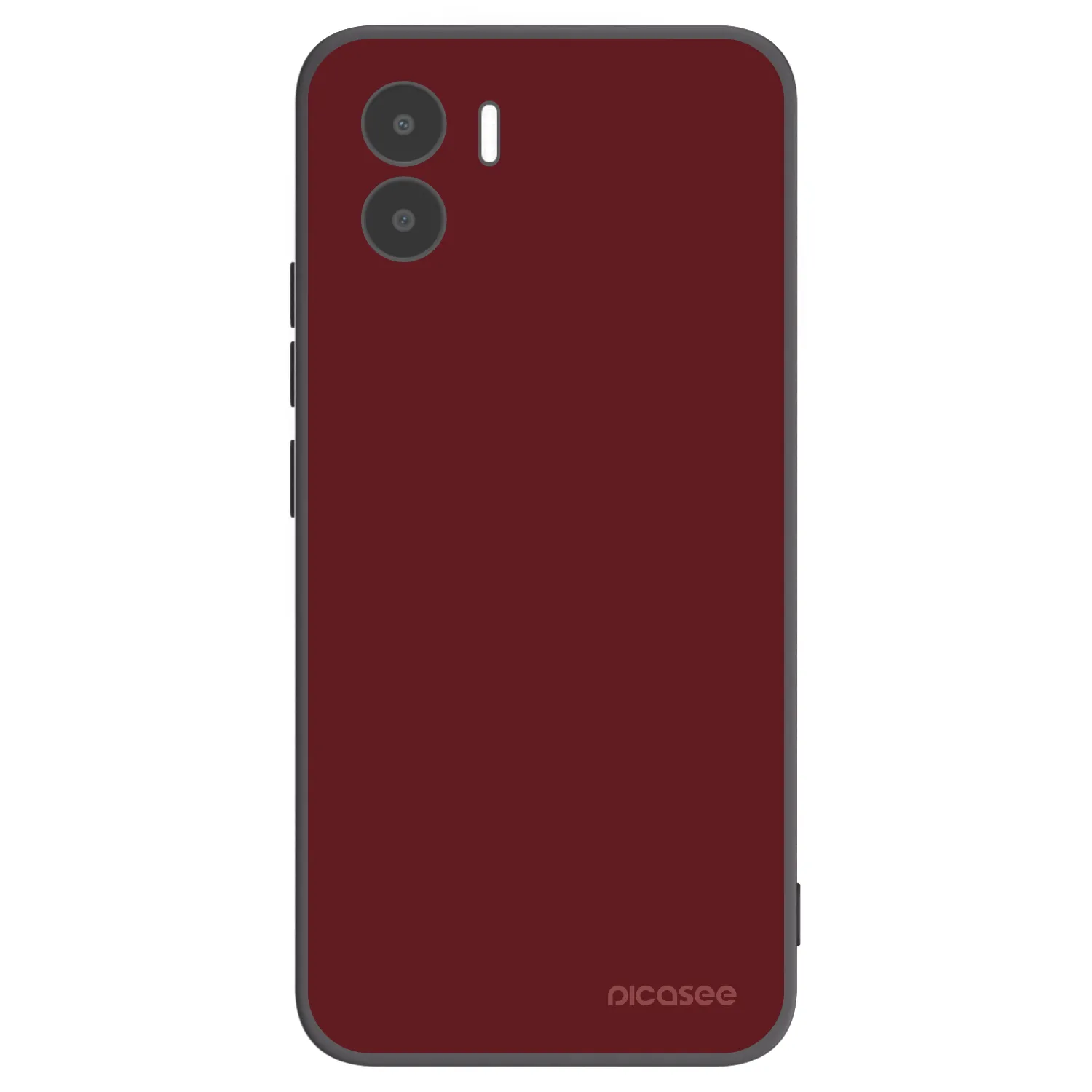 Picasee silikonowe czarne etui na Xiaomi Redmi A1 - Red Bliss
