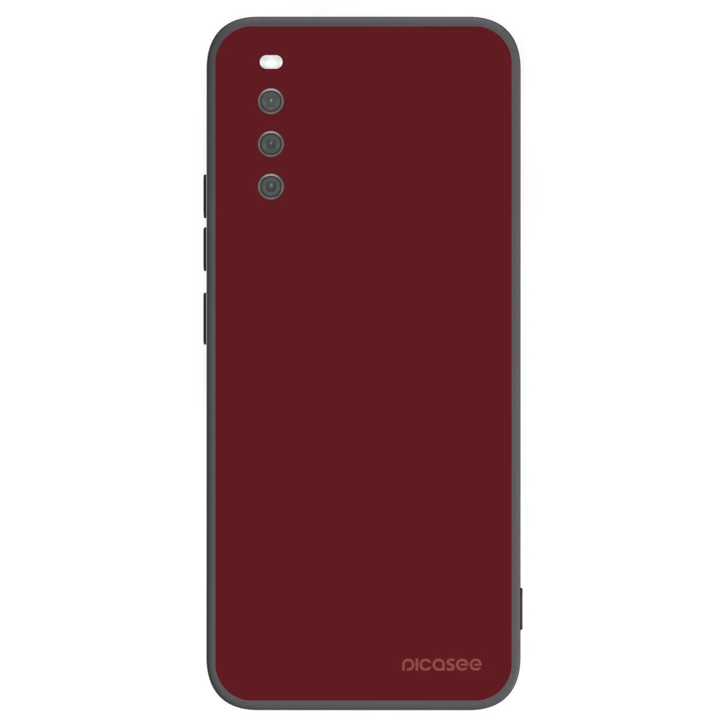 Picasee silikonowe czarne etui na Sony Xperia 10 III - Red Bliss