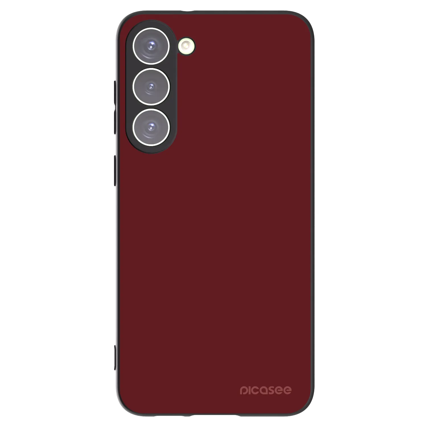 Picasee silikonowe czarne etui na Samsung Galaxy S23+ 5G - Red Bliss