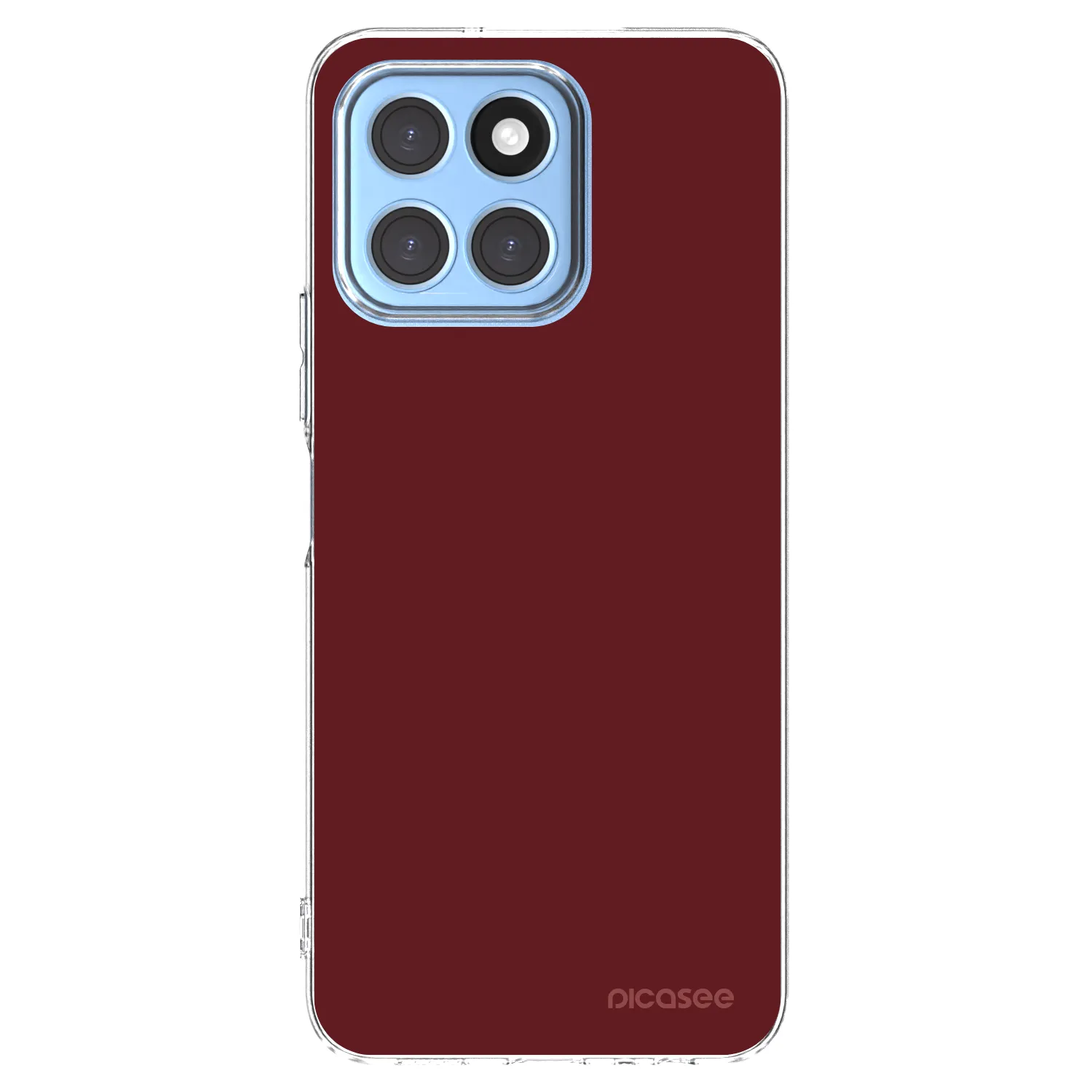Picasee silikonowe przeźroczyste etui na Honor X6 - Red Bliss