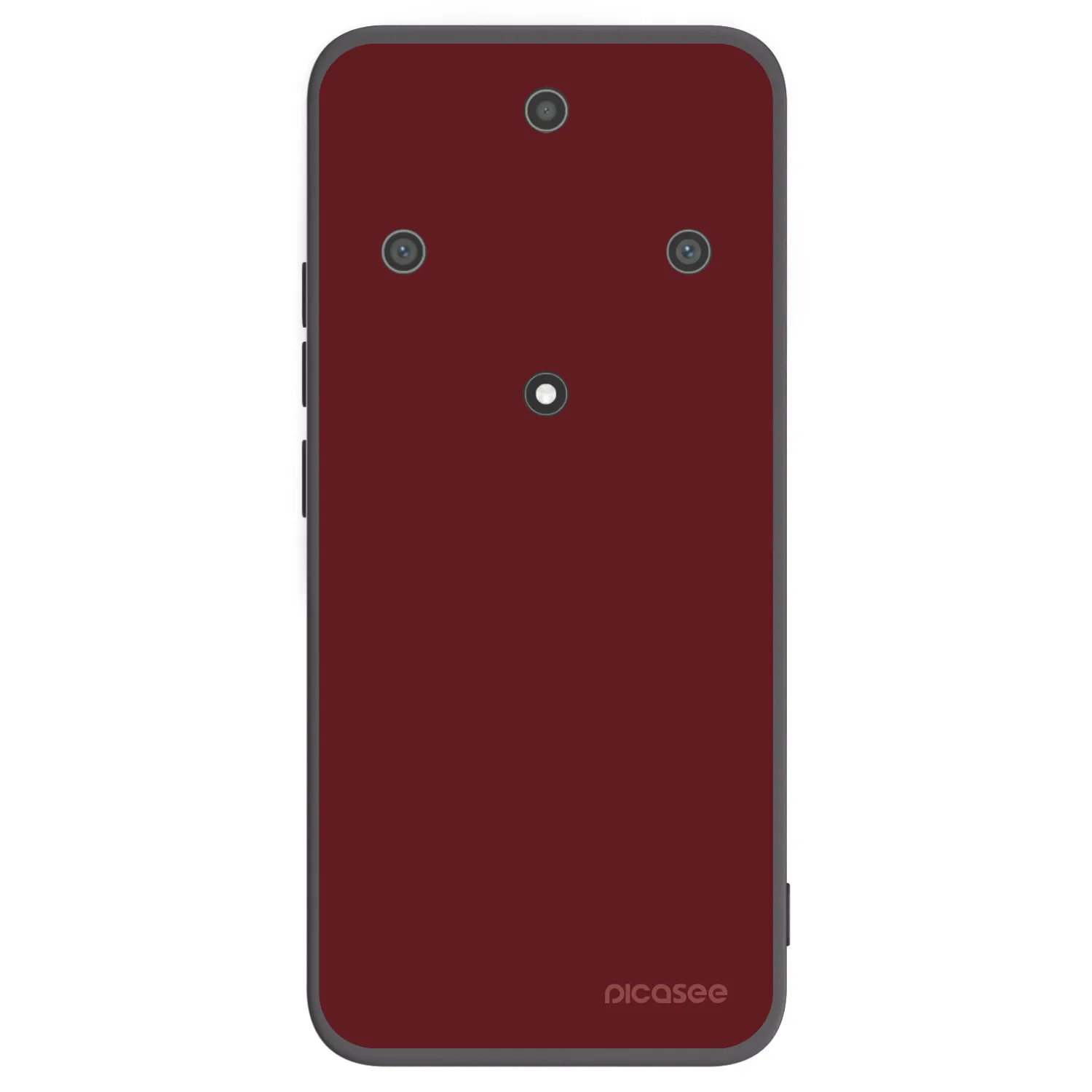 Picasee silikonowe czarne etui na Honor Magic5 Lite 5G - Red Bliss
