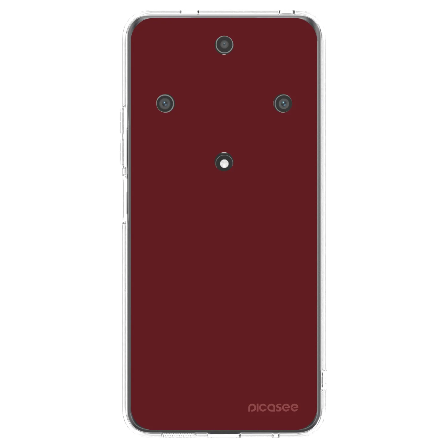 Picasee silikonowe przeźroczyste etui na Honor Magic5 Lite 5G - Red Bliss