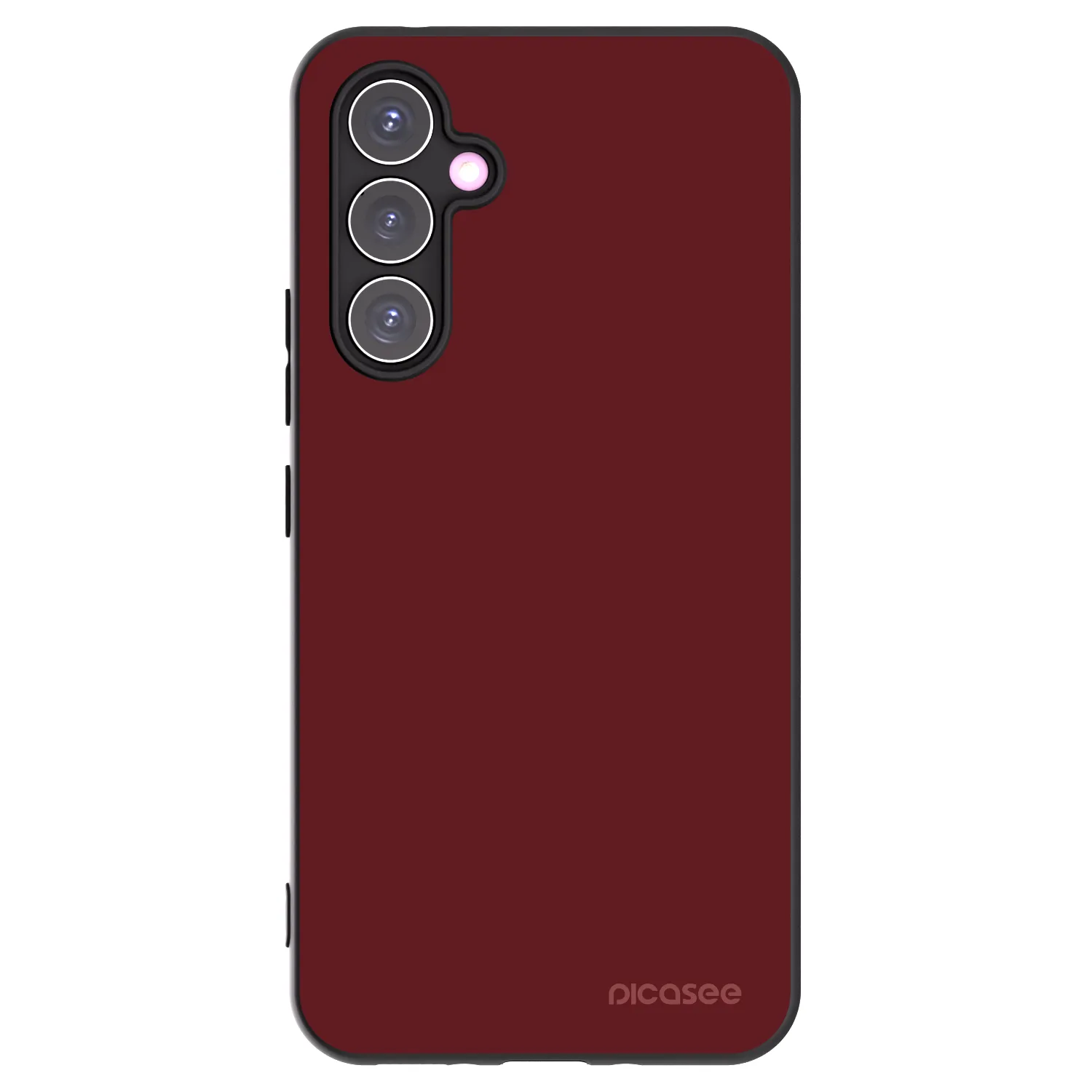 Picasee silikonowe czarne etui na Samsung Galaxy A54 5G A546B - Red Bliss