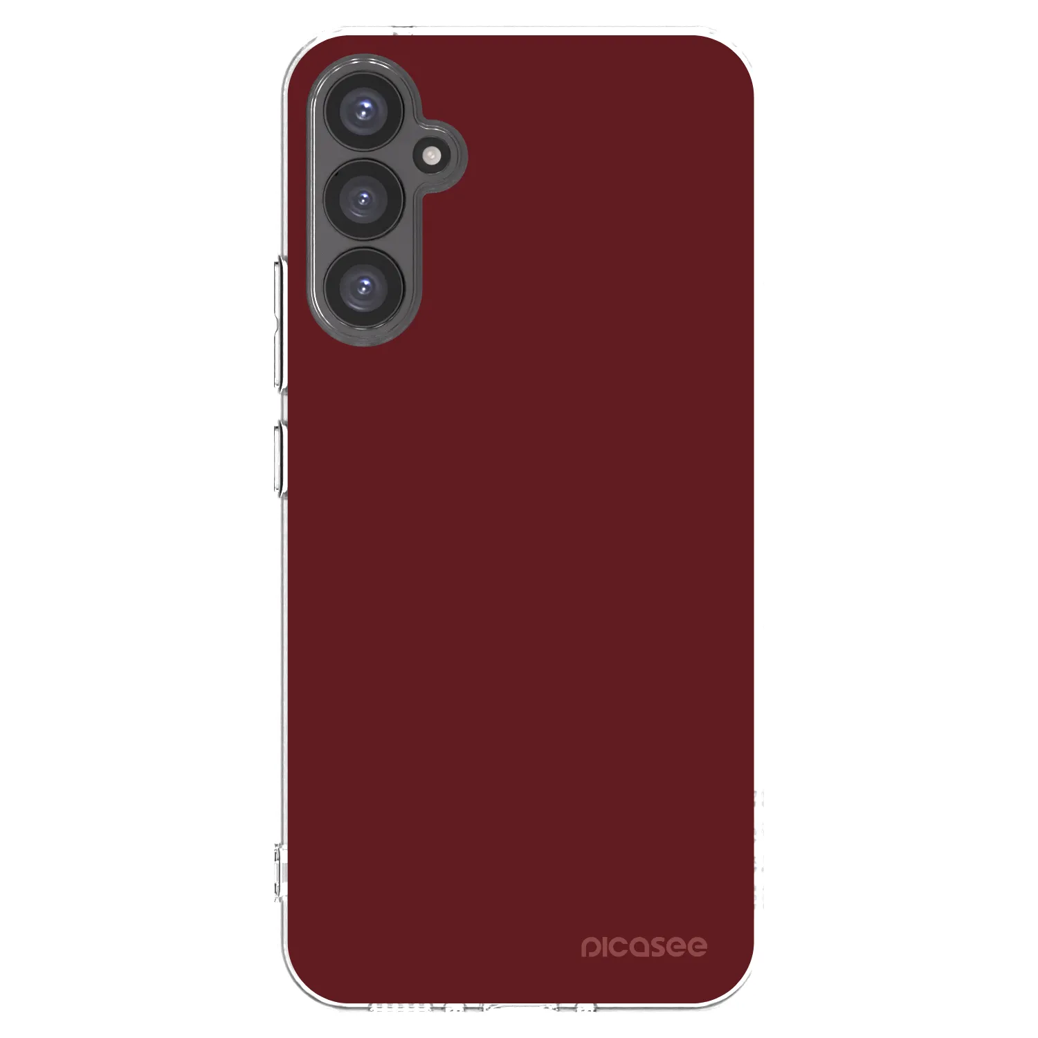 Picasee silikonowe przeźroczyste etui na Samsung Galaxy A34 5G A346B - Red Bliss