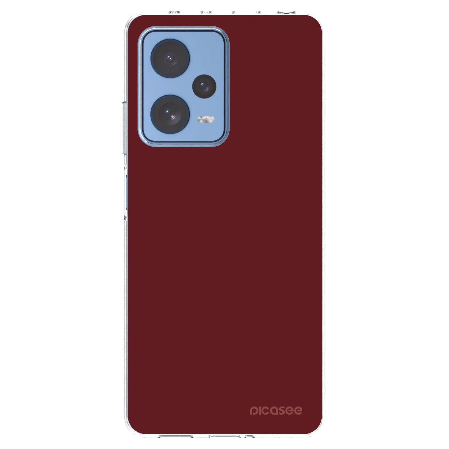 Picasee silikonowe przeźroczyste etui na Xiaomi Redmi Note 12 Pro 5G - Red Bliss