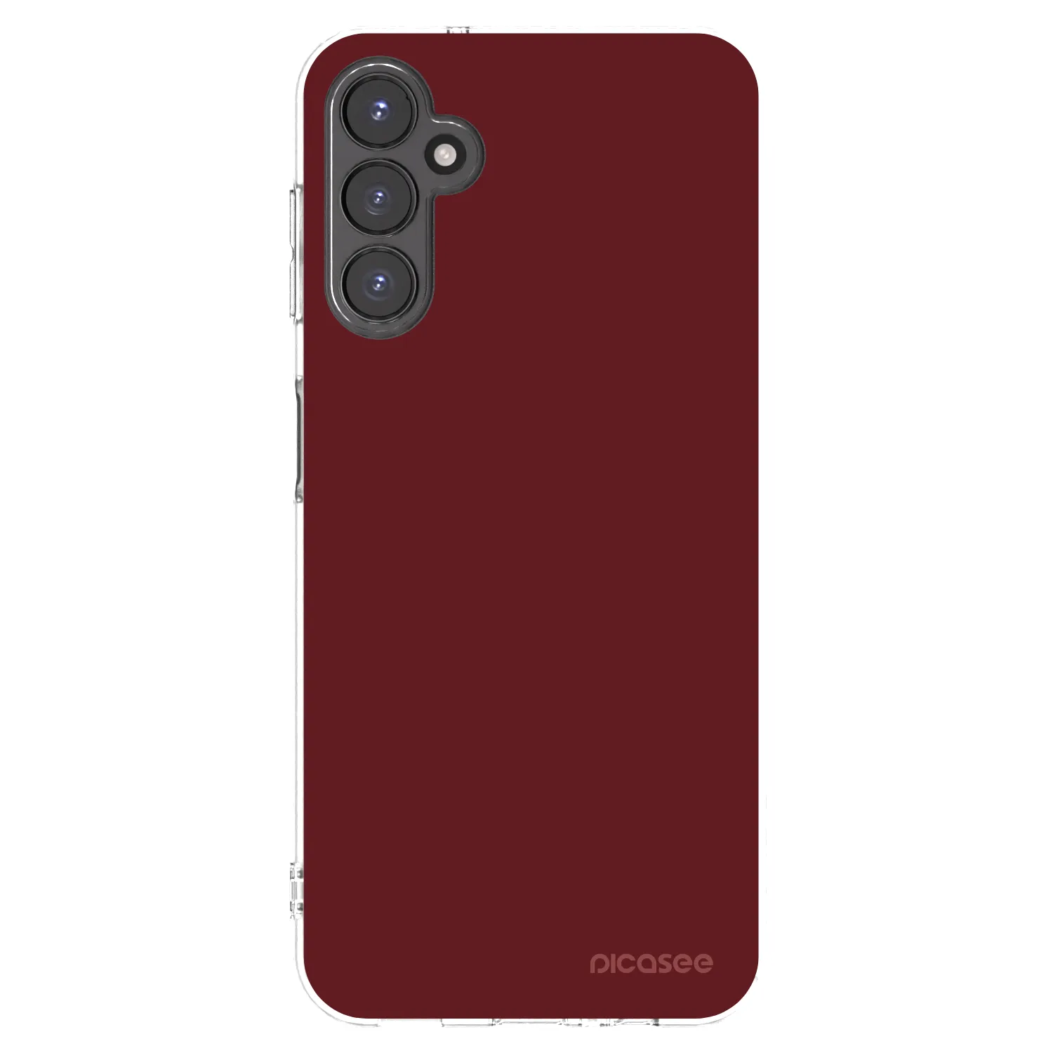Picasee silikonowe przeźroczyste etui na Samsung Galaxy A14 4G A145R - Red Bliss