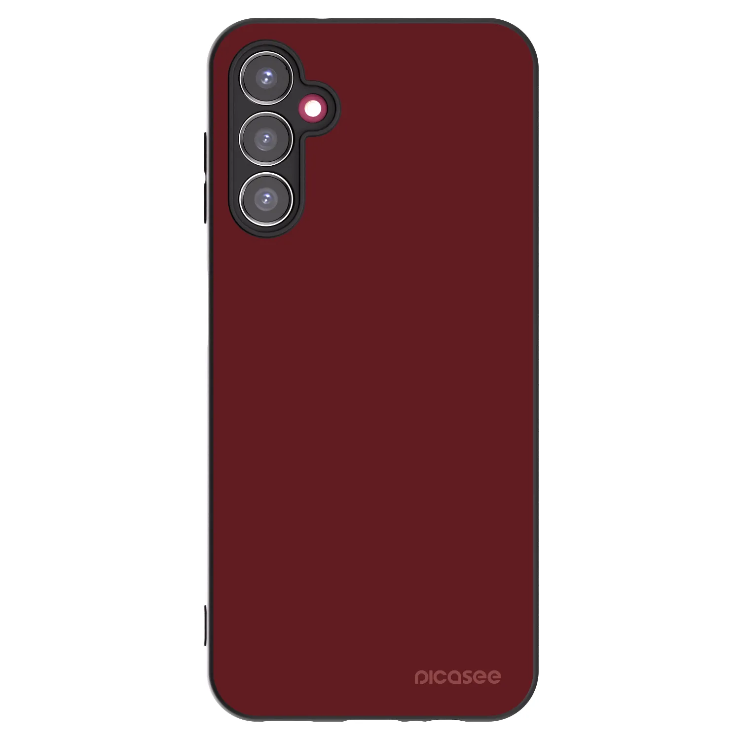 Picasee silikonowe czarne etui na Samsung Galaxy A14 5G A146P - Red Bliss