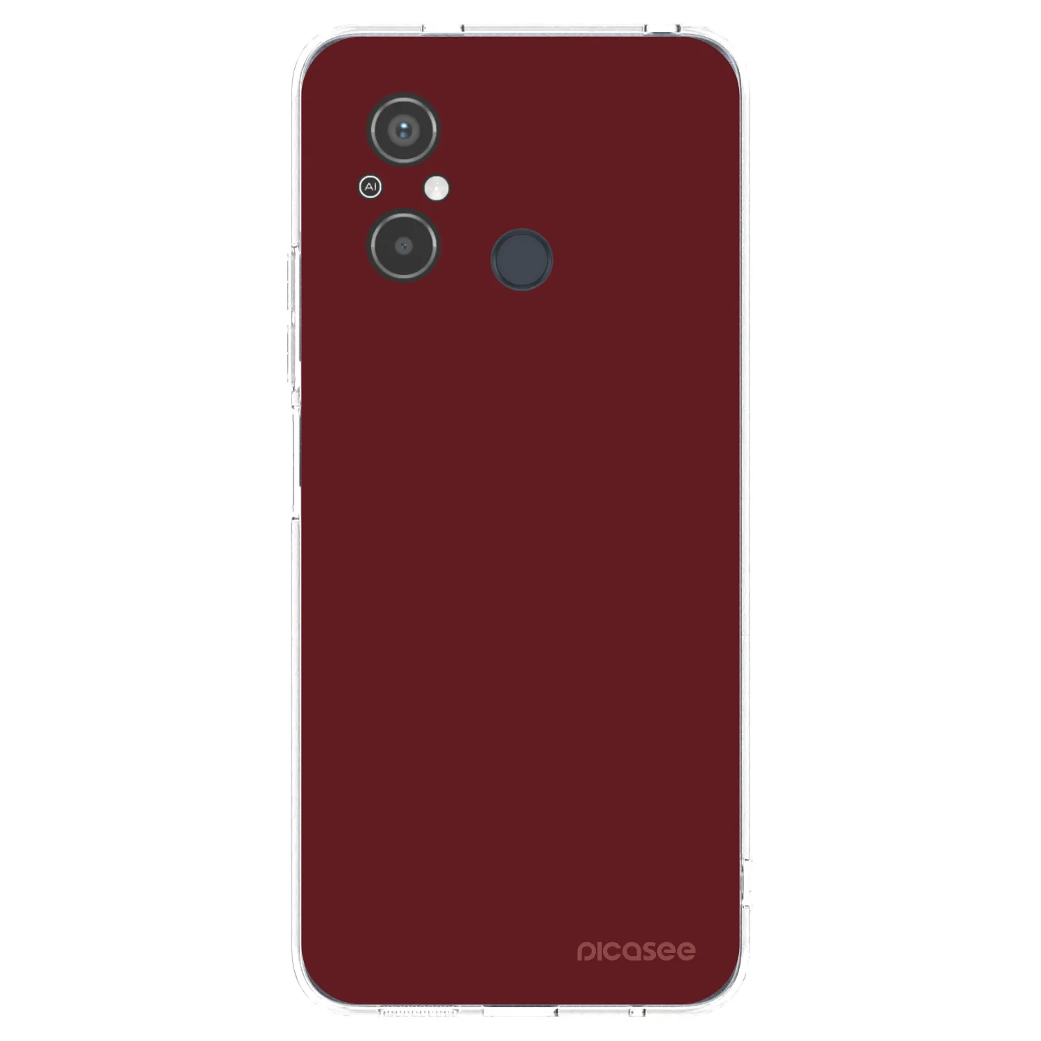 Picasee silikonowe przeźroczyste etui na Xiaomi Redmi 12C - Red Bliss