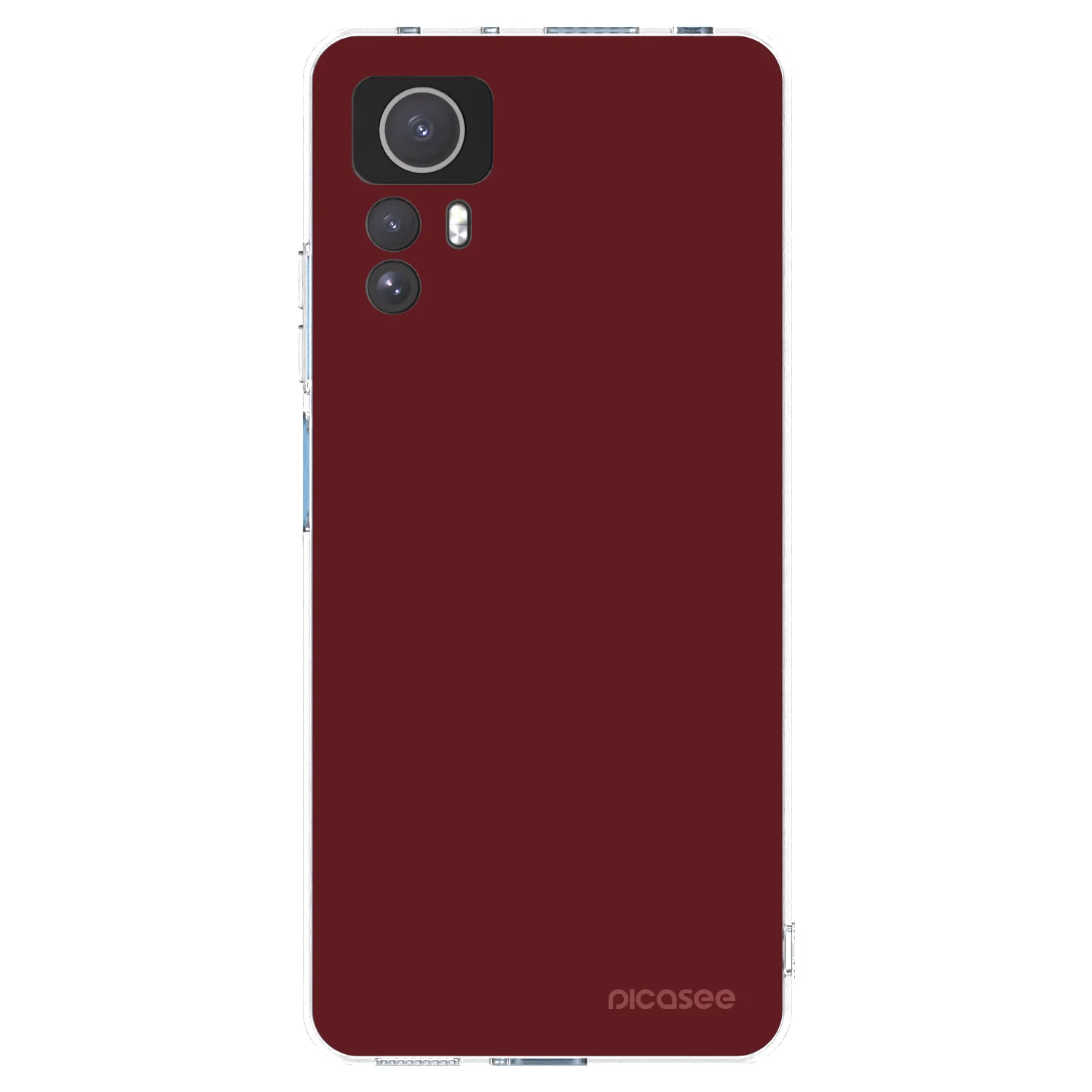 Picasee silikonowe przeźroczyste etui na Xiaomi Redmi Note 12S - Red Bliss