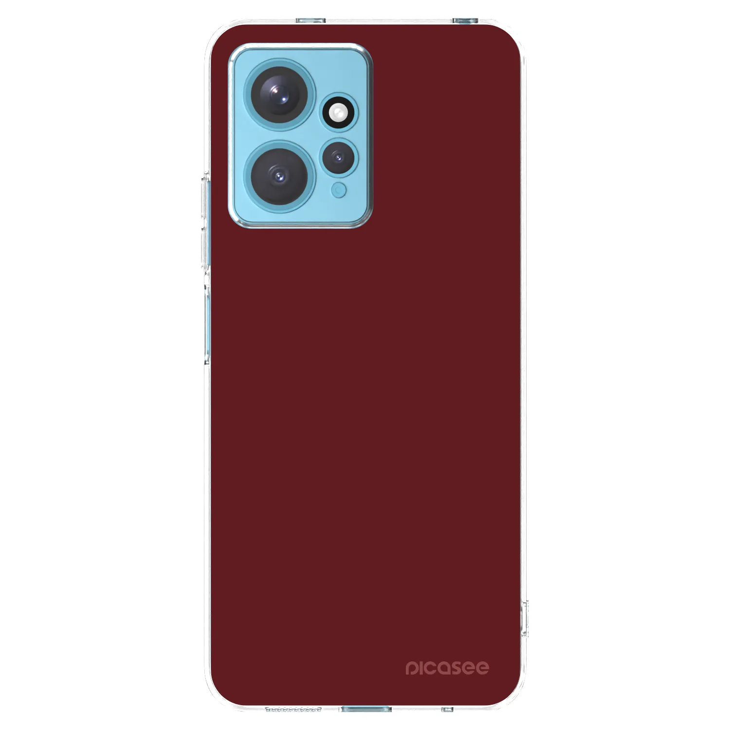 Picasee silikonowe przeźroczyste etui na Xiaomi Redmi Note 12 4G - Red Bliss