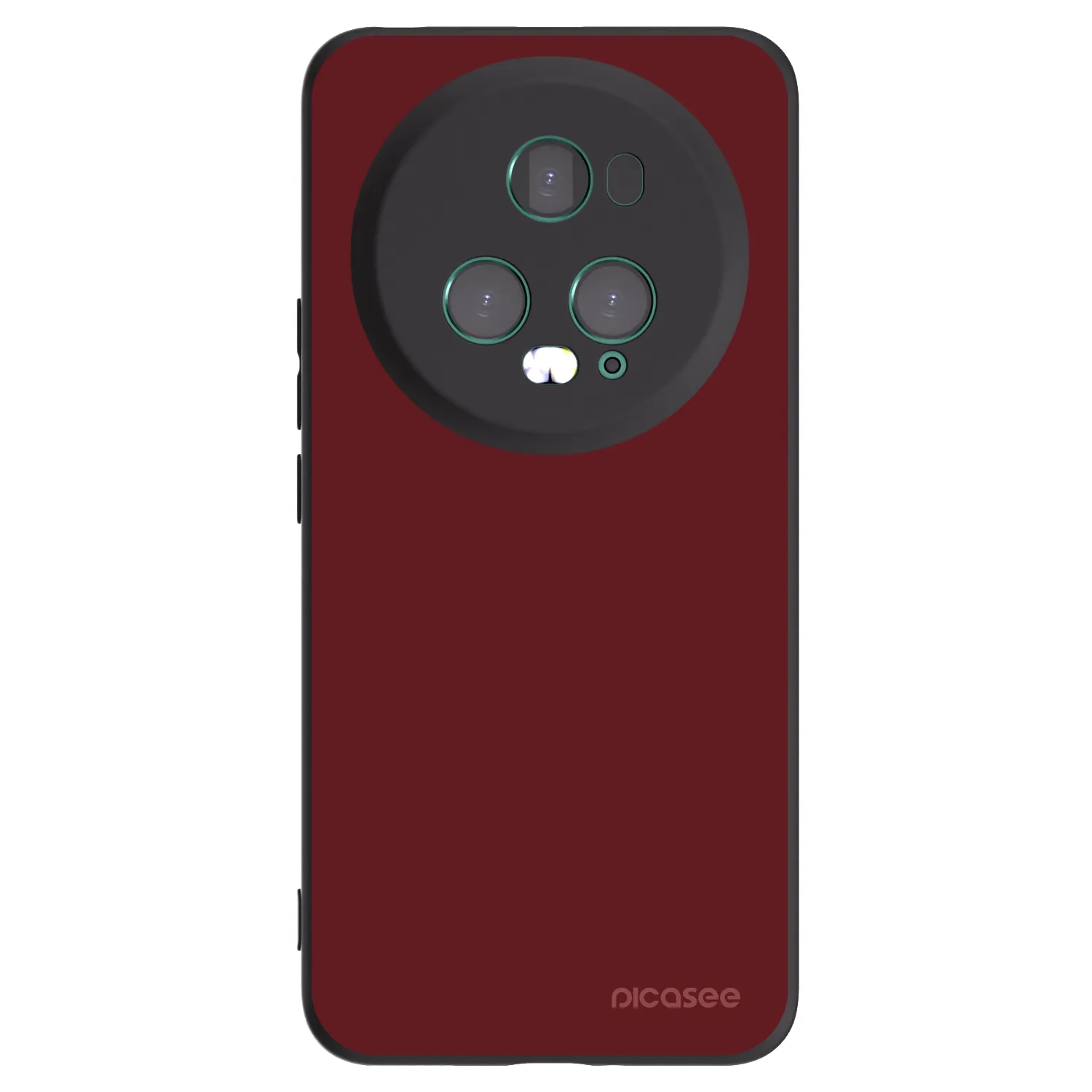 Picasee silikonowe czarne etui na Honor Magic5 Pro - Red Bliss