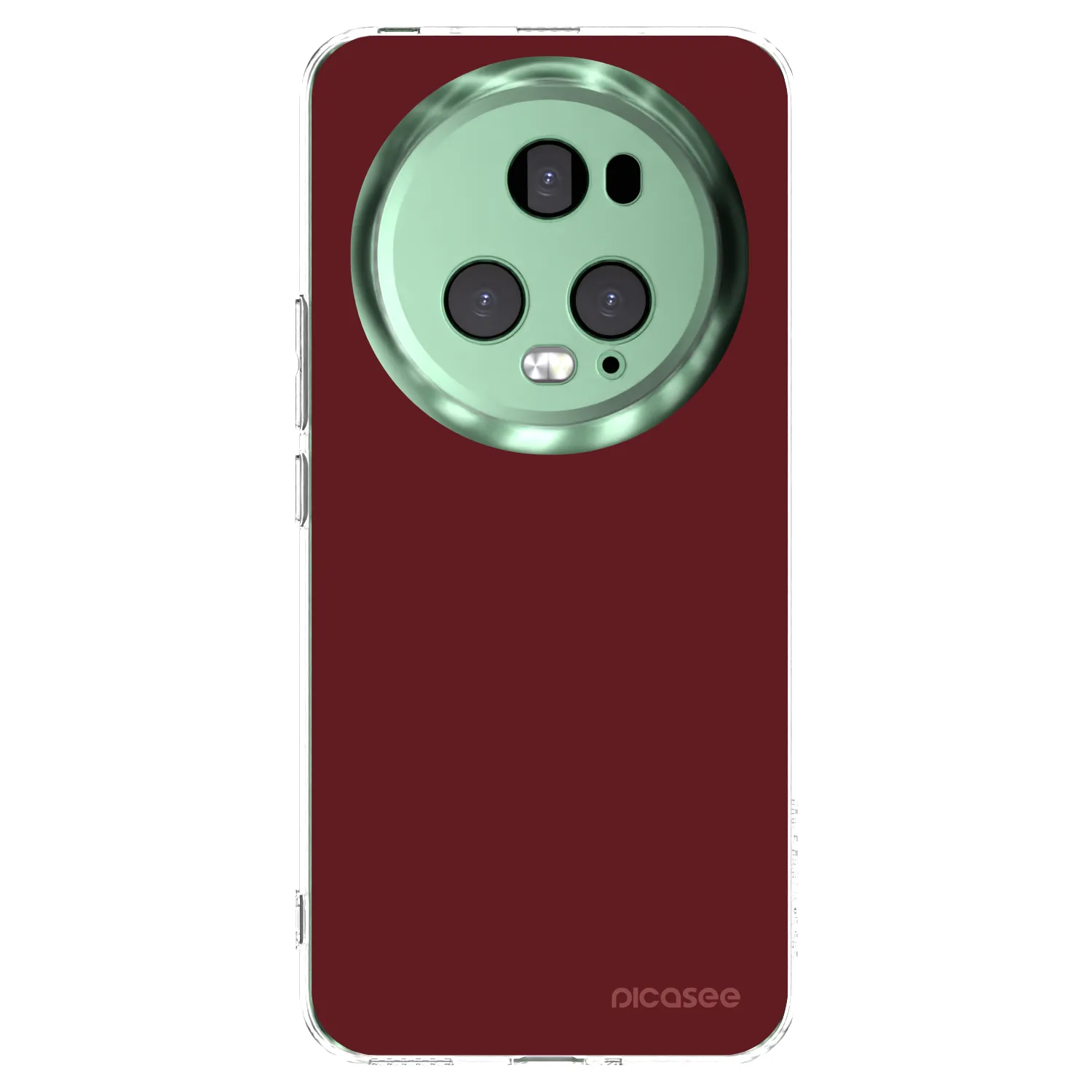 Picasee silikonowe przeźroczyste etui na Honor Magic5 Pro - Red Bliss