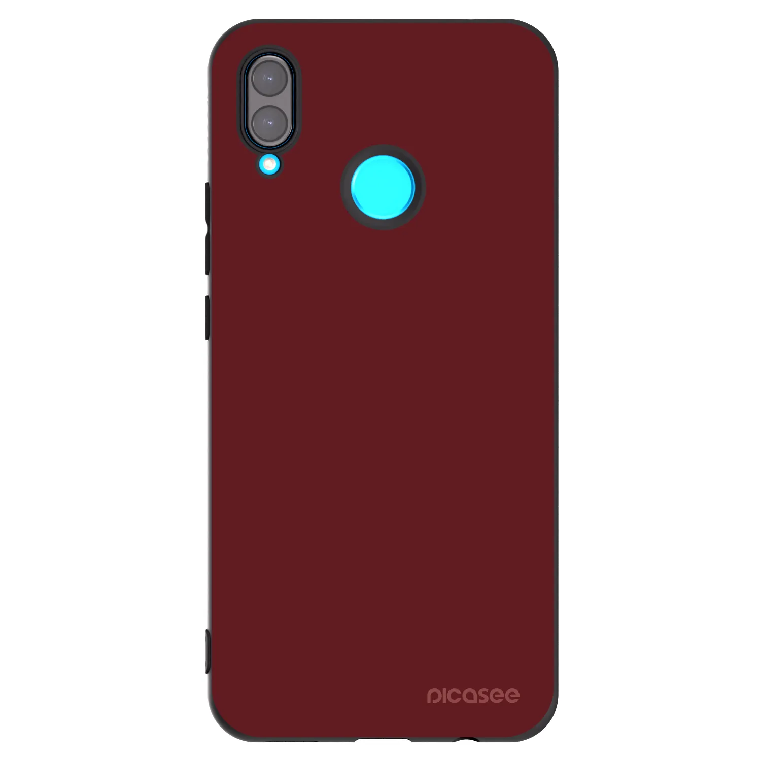 Picasee silikonowe czarne etui na Huawei Nova 3i - Red Bliss