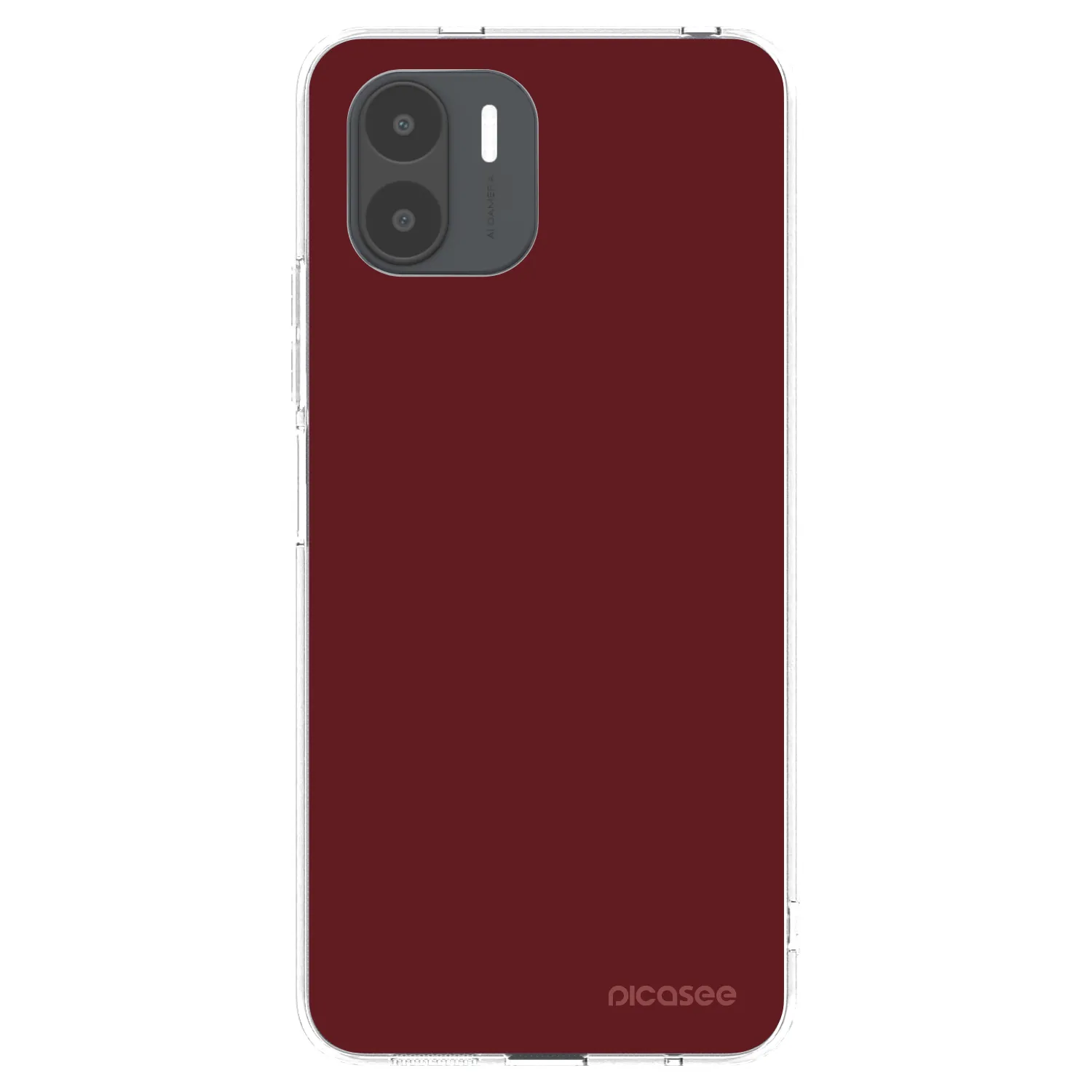Picasee silikonowe przeźroczyste etui na Xiaomi Redmi A2 - Red Bliss
