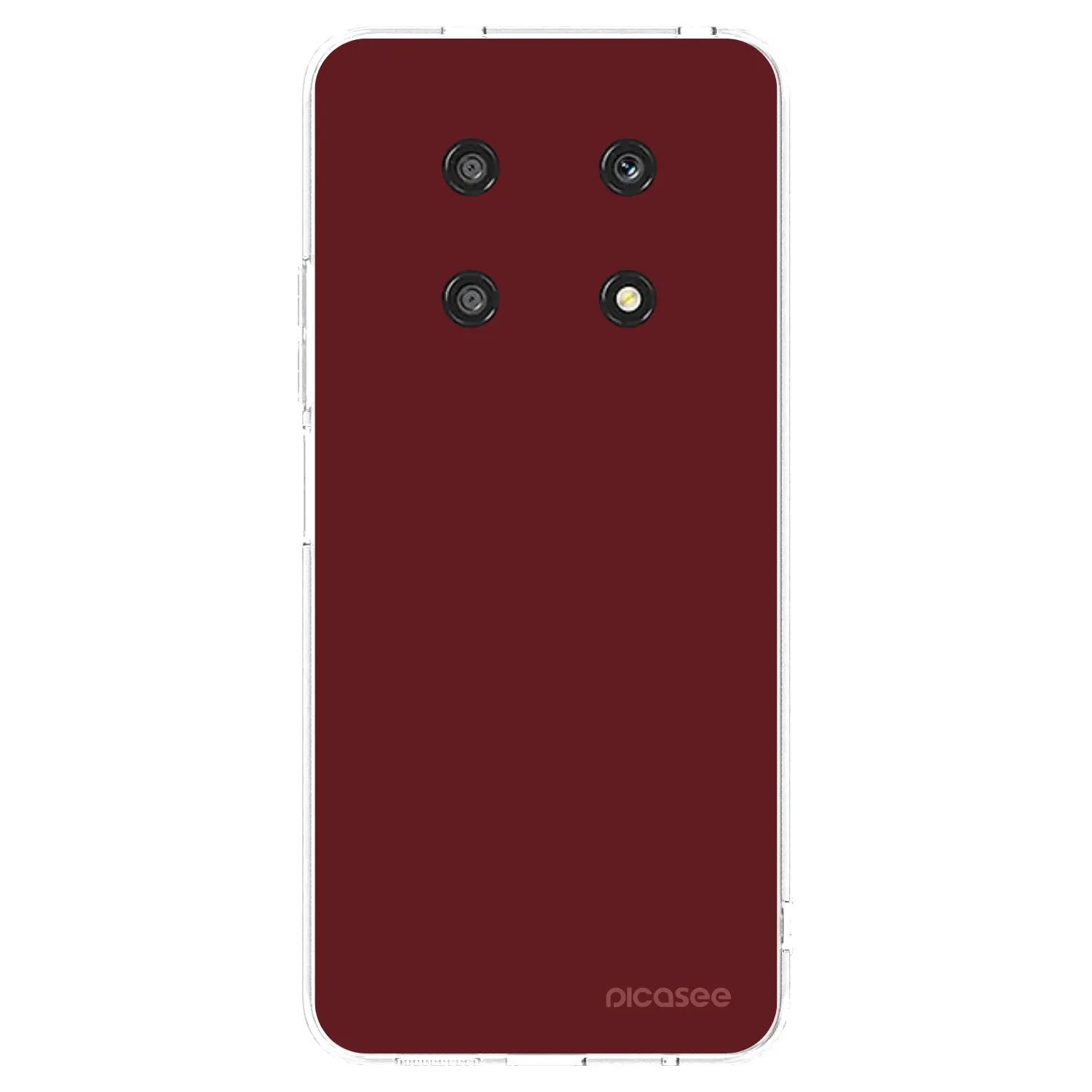 Picasee silikonowe przeźroczyste etui na Honor Magic4 Lite 5G - Red Bliss