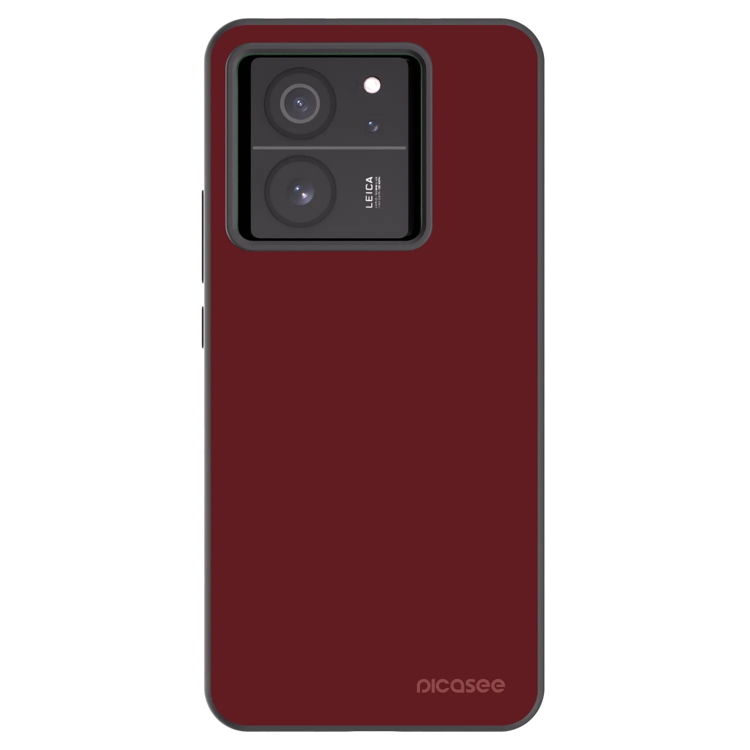 Picasee silikonowe czarne etui na Xiaomi 13T - Red Bliss