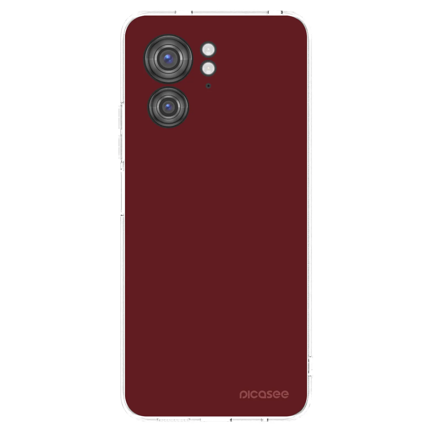 Picasee silikonowe przeźroczyste etui na Motorola Edge 40 - Red Bliss