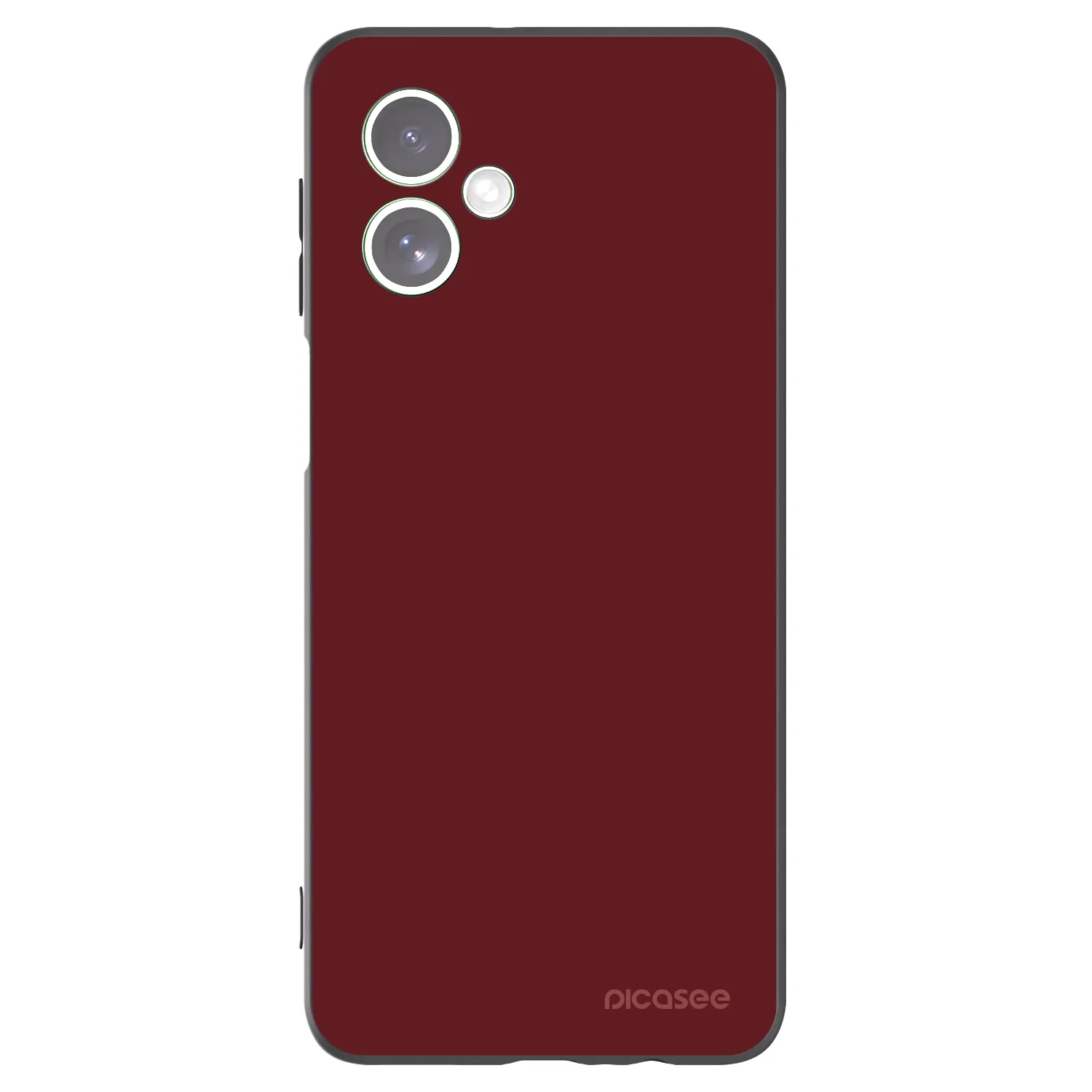 Picasee silikonowe czarne etui na Motorola Moto G54 5G - Red Bliss