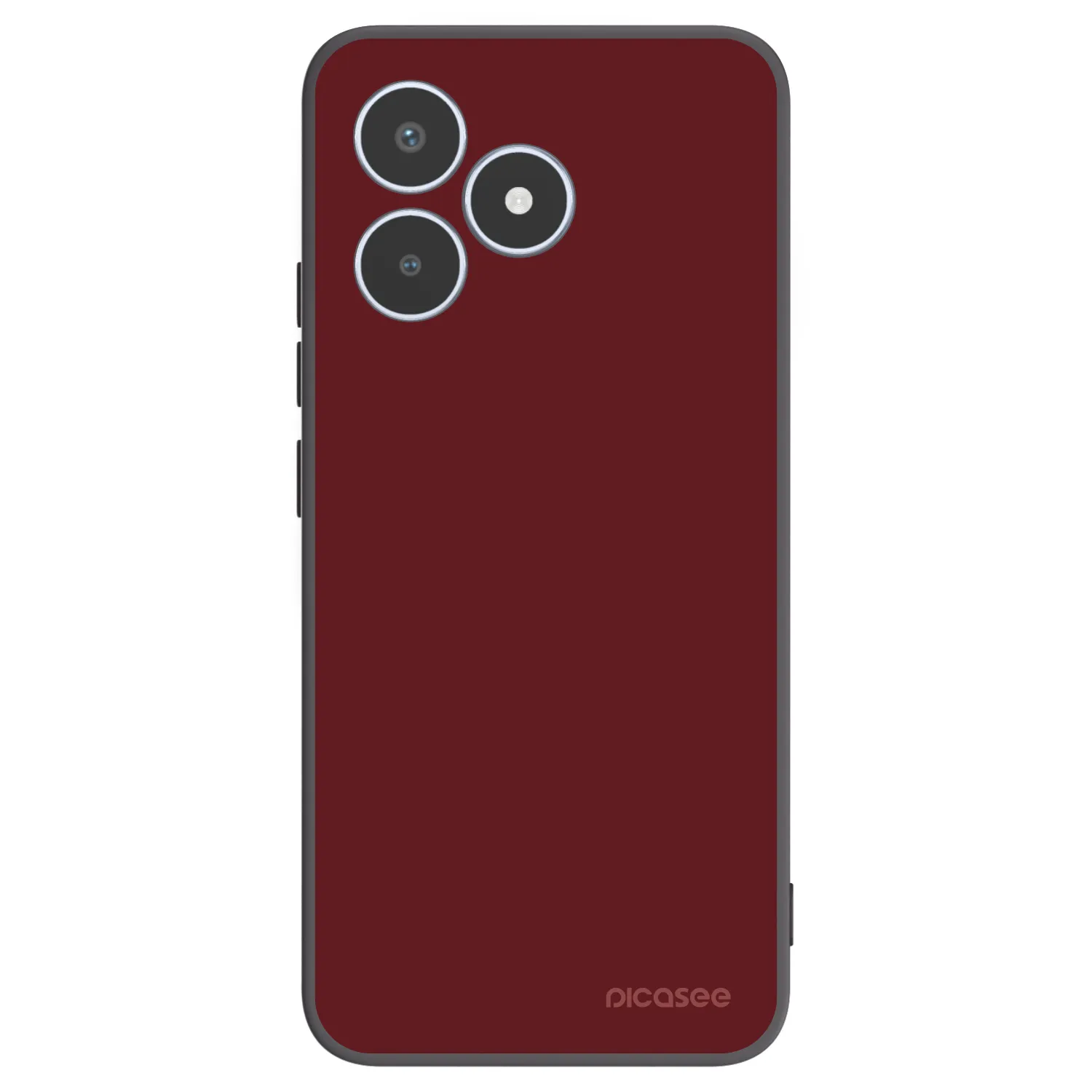 Picasee silikonowe czarne etui na Realme C53 - Red Bliss