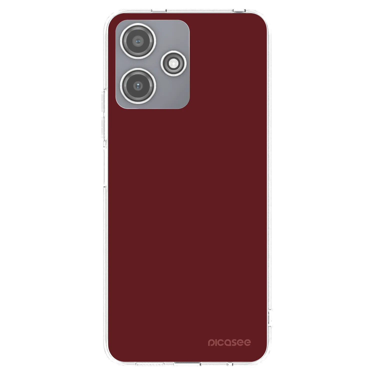 Picasee silikonowe przeźroczyste etui na Xiaomi Redmi 12 5G - Red Bliss