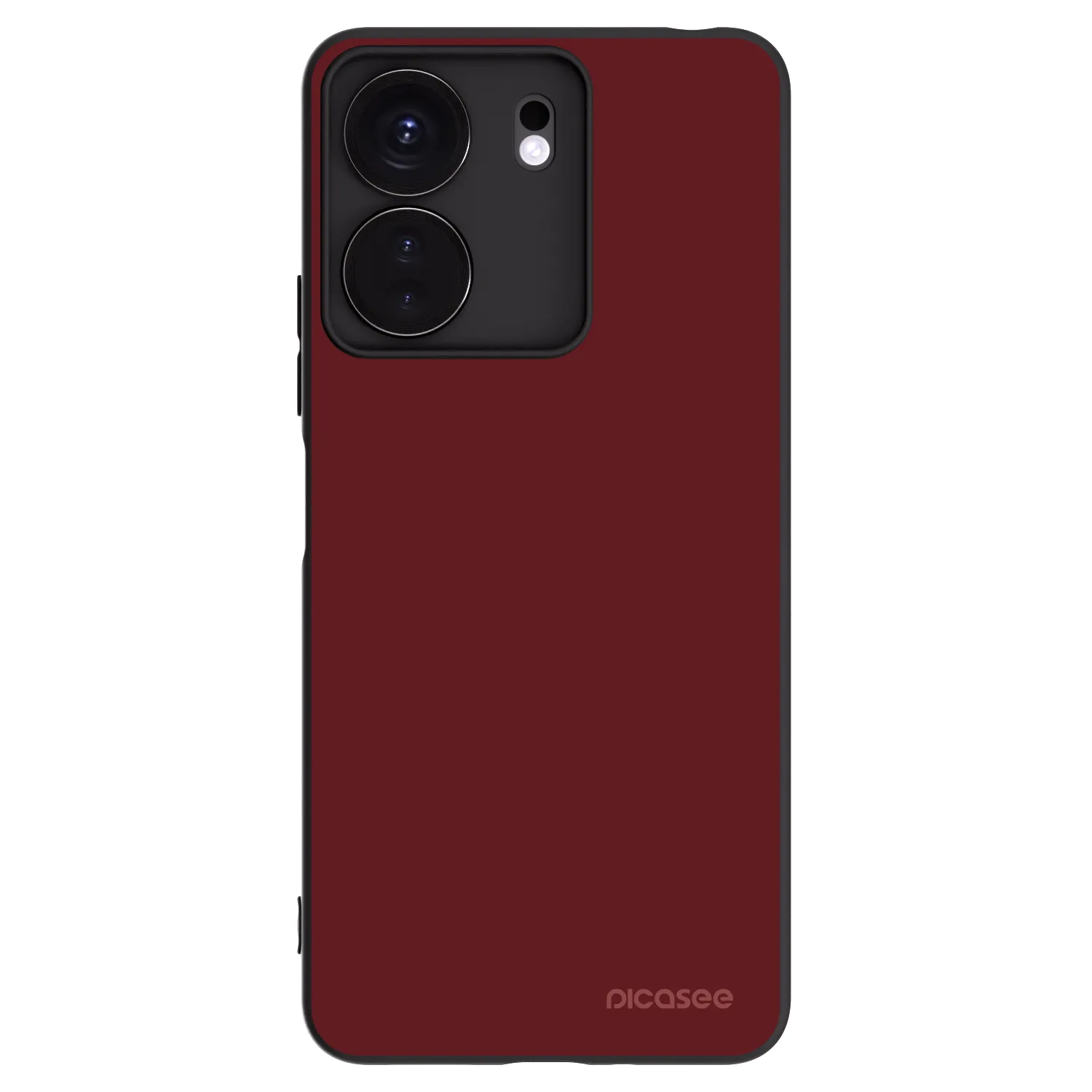 Picasee silikonowe czarne etui na Xiaomi Redmi 13C 4G - Red Bliss