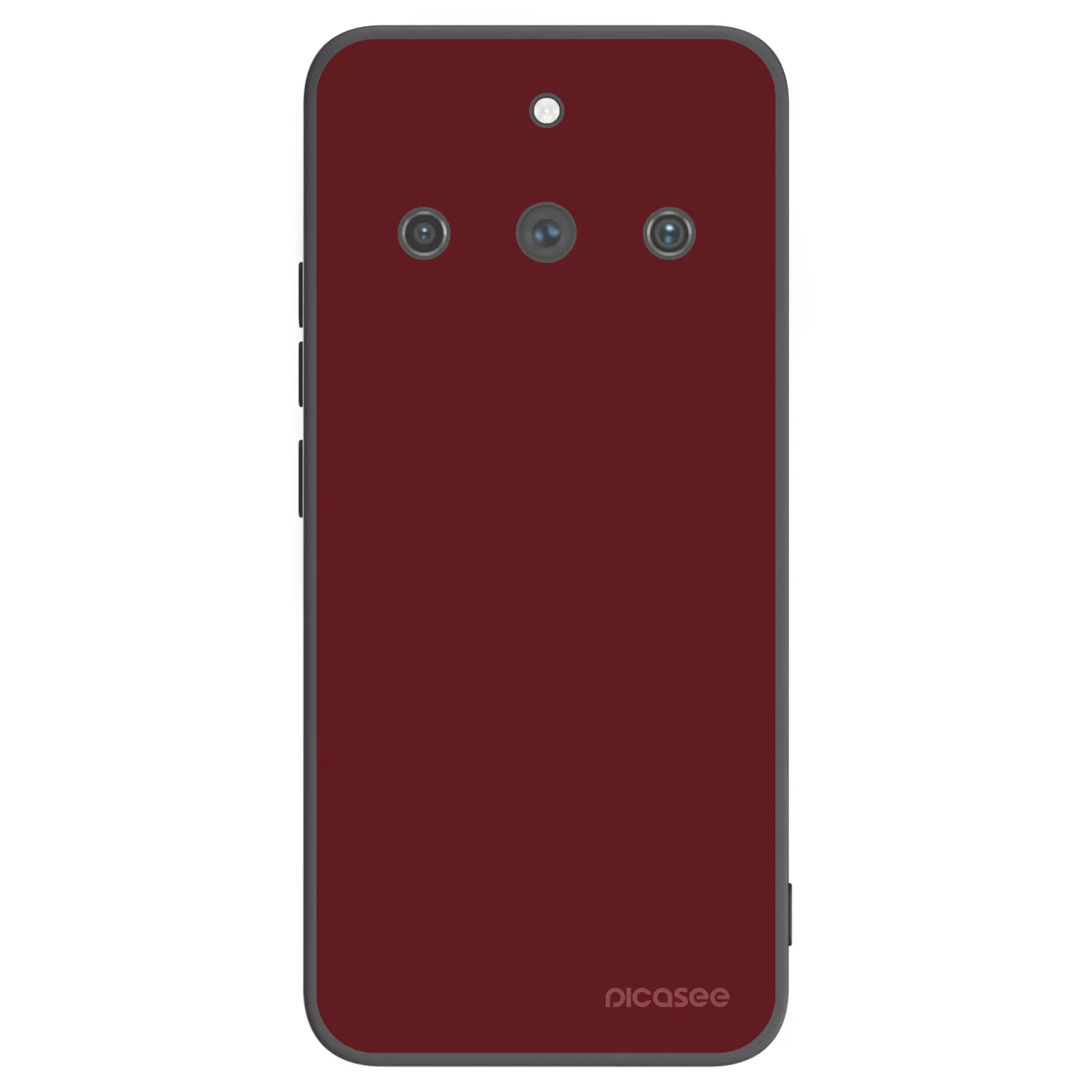 Picasee silikonowe czarne etui na Realme 11 Pro+ - Red Bliss