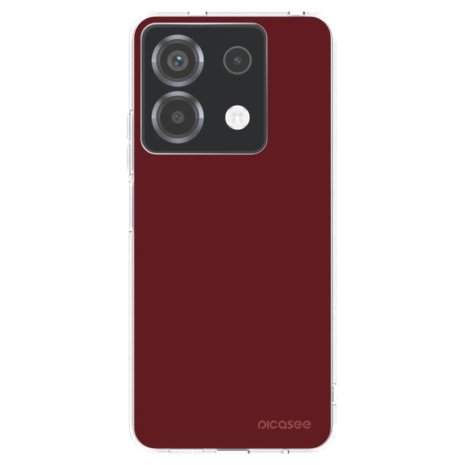 Picasee silikonowe przeźroczyste etui na Xiaomi Poco X6 - Red Bliss