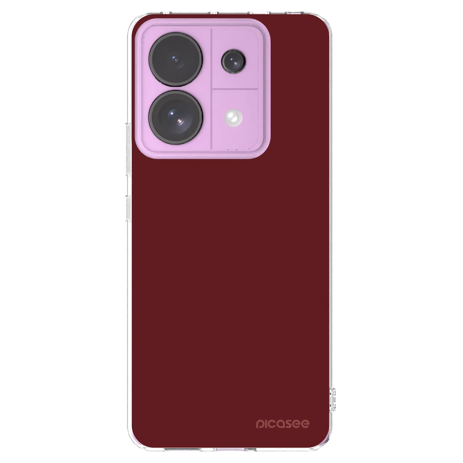 Picasee silikonowe przeźroczyste etui na Xiaomi Redmi Note 13 Pro 5G - Red Bliss