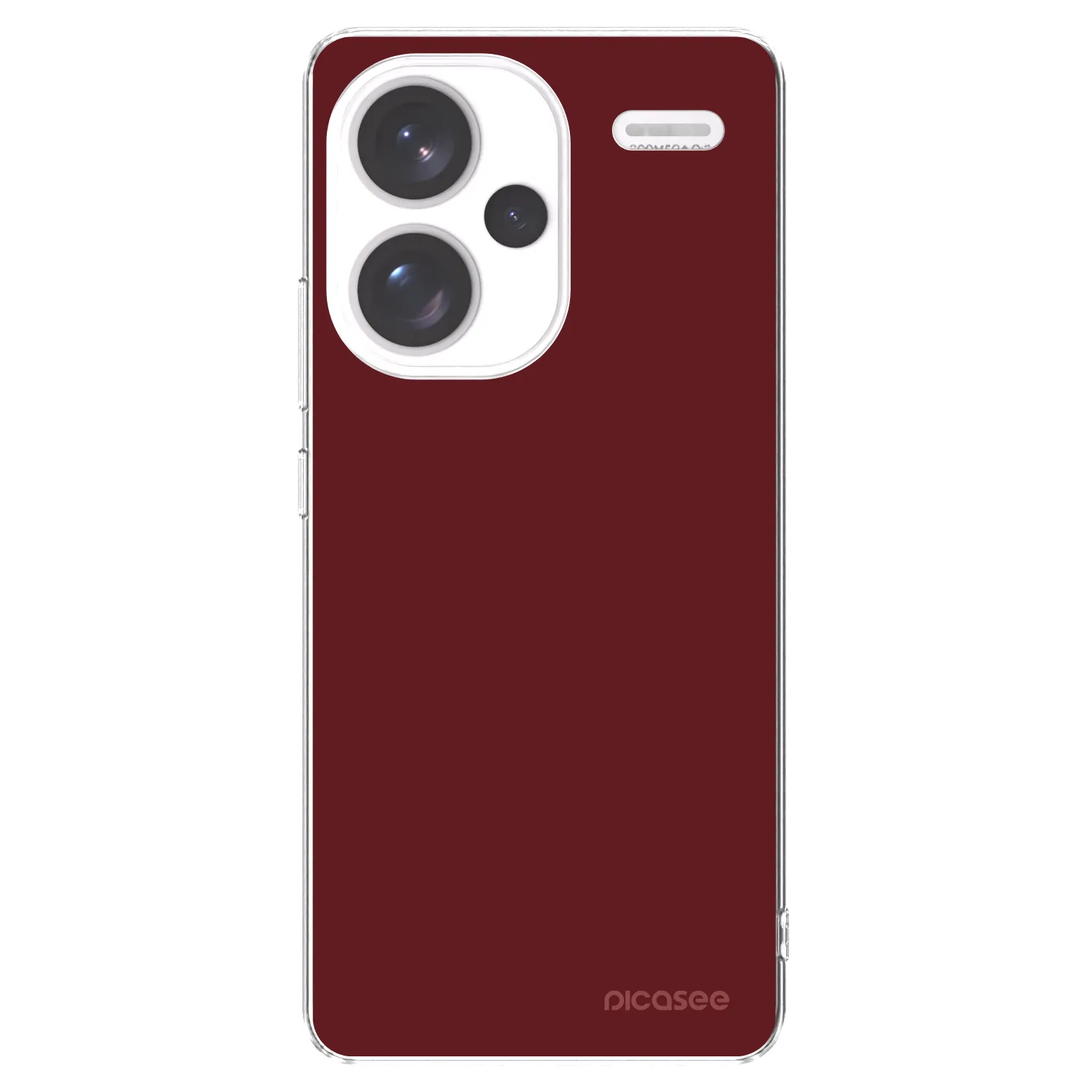 Picasee silikonowe przeźroczyste etui na Xiaomi Redmi Note 13 Pro+ 5G - Red Bliss