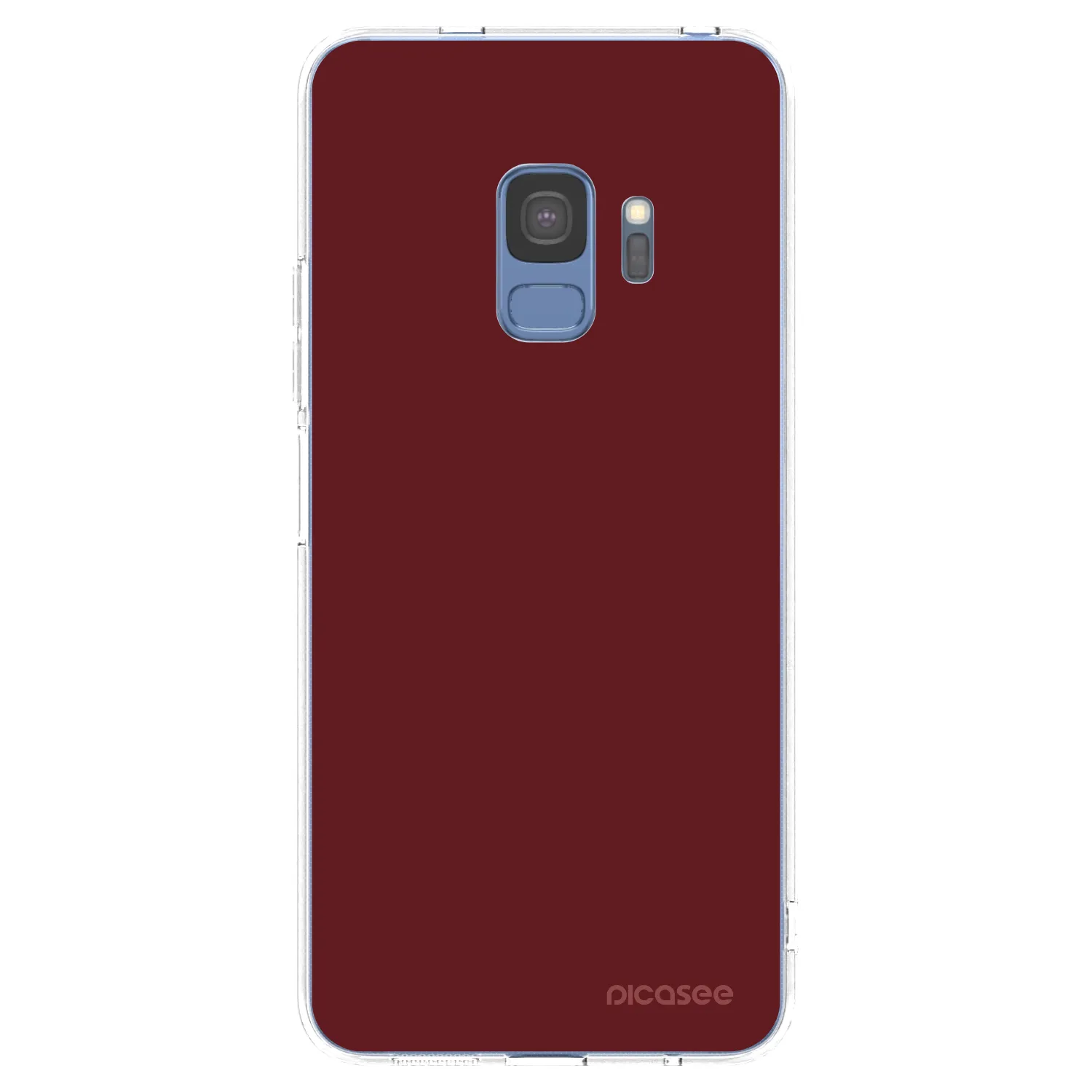 Picasee silikonowe przeźroczyste etui na Samsung Galaxy S9 G960F - Red Bliss