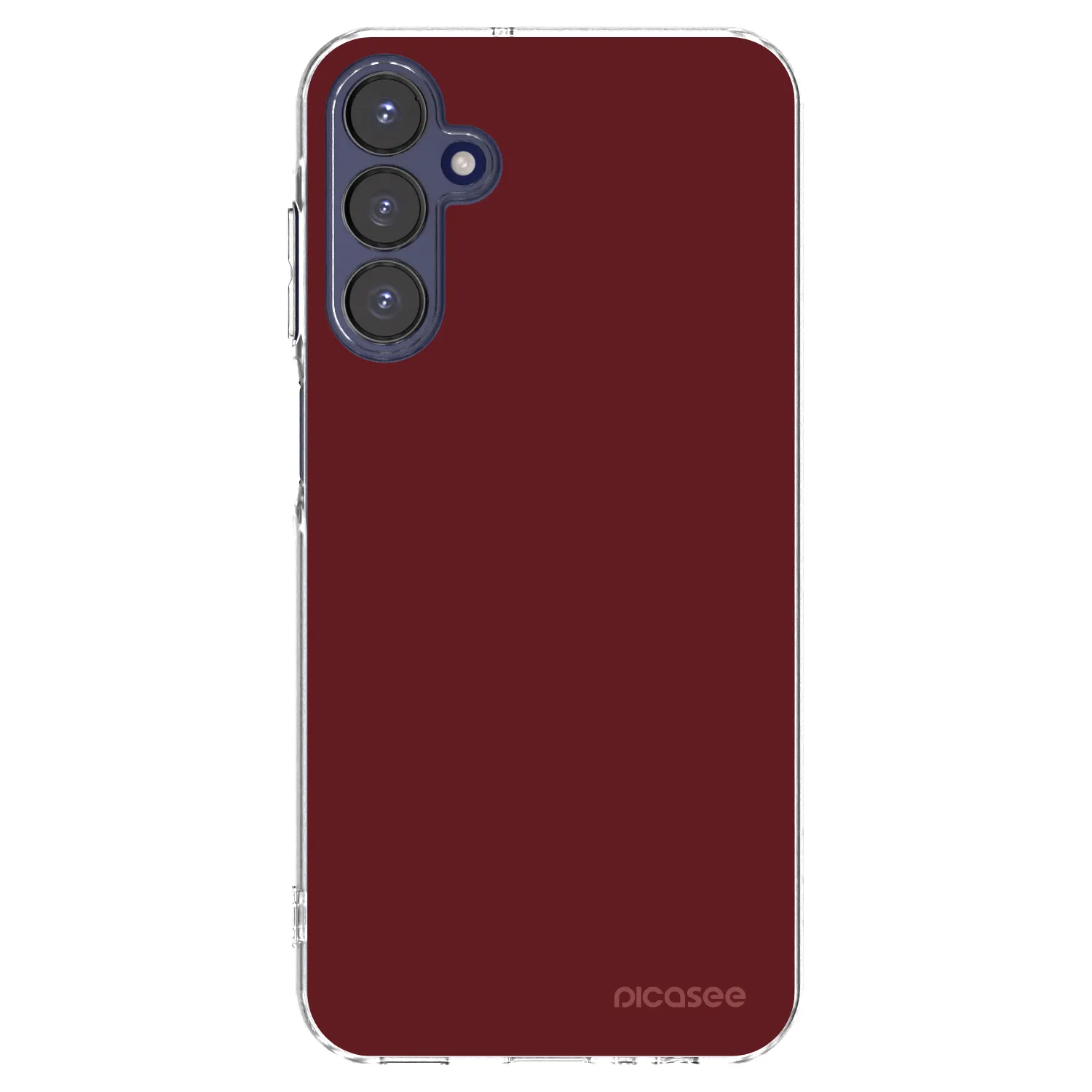 Picasee silikonowe przeźroczyste etui na Samsung Galaxy A15 A155F 4G - Red Bliss