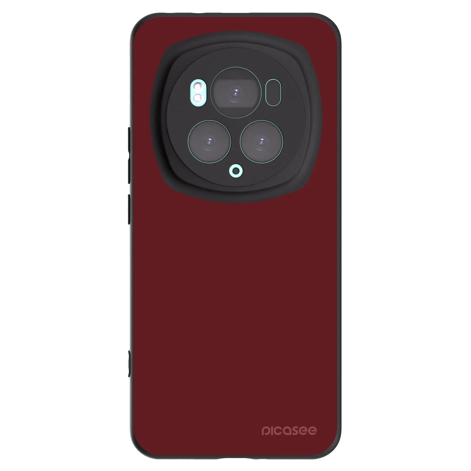 Picasee silikonowe czarne etui na Honor Magic6 Pro - Red Bliss