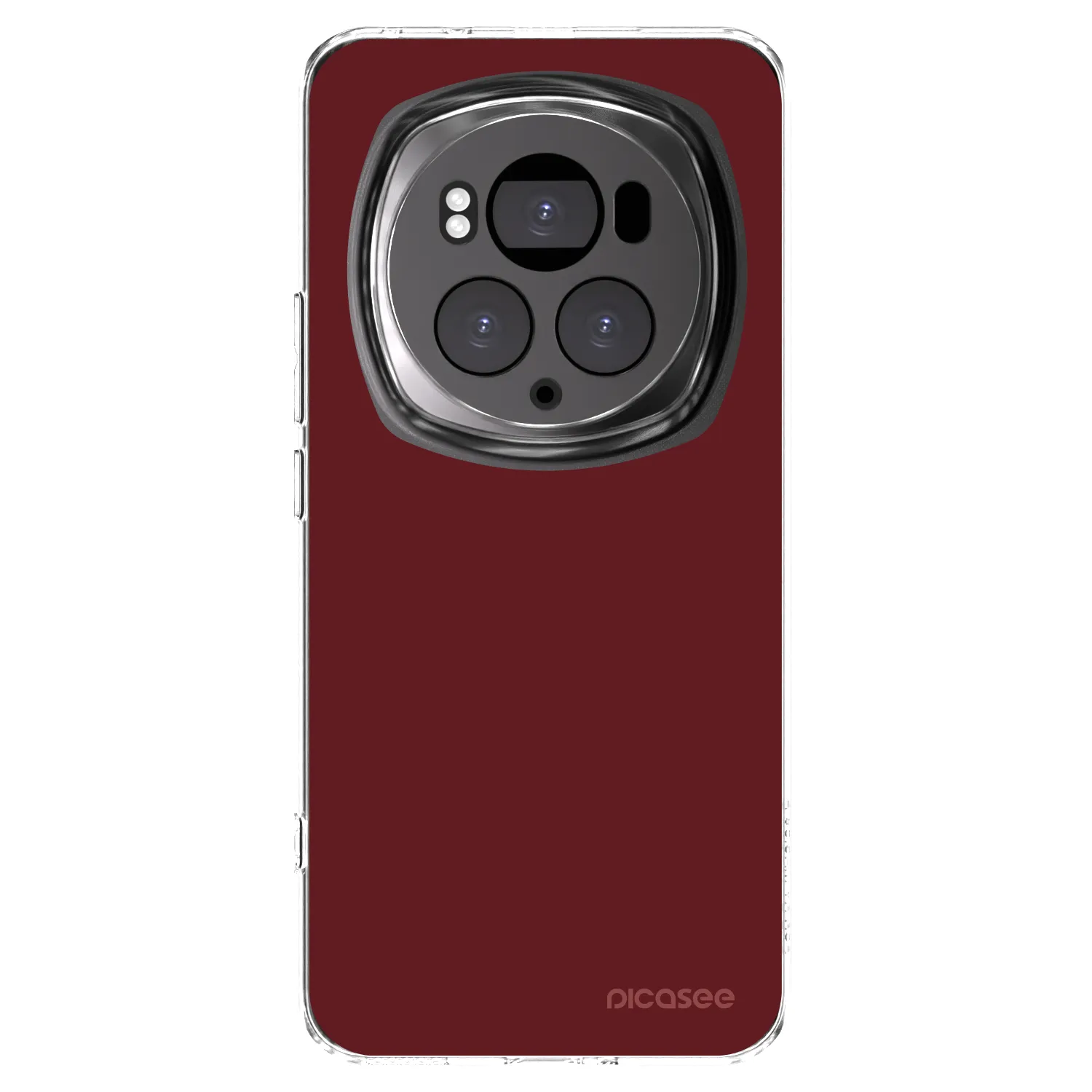Picasee silikonowe przeźroczyste etui na Honor Magic6 Pro - Red Bliss