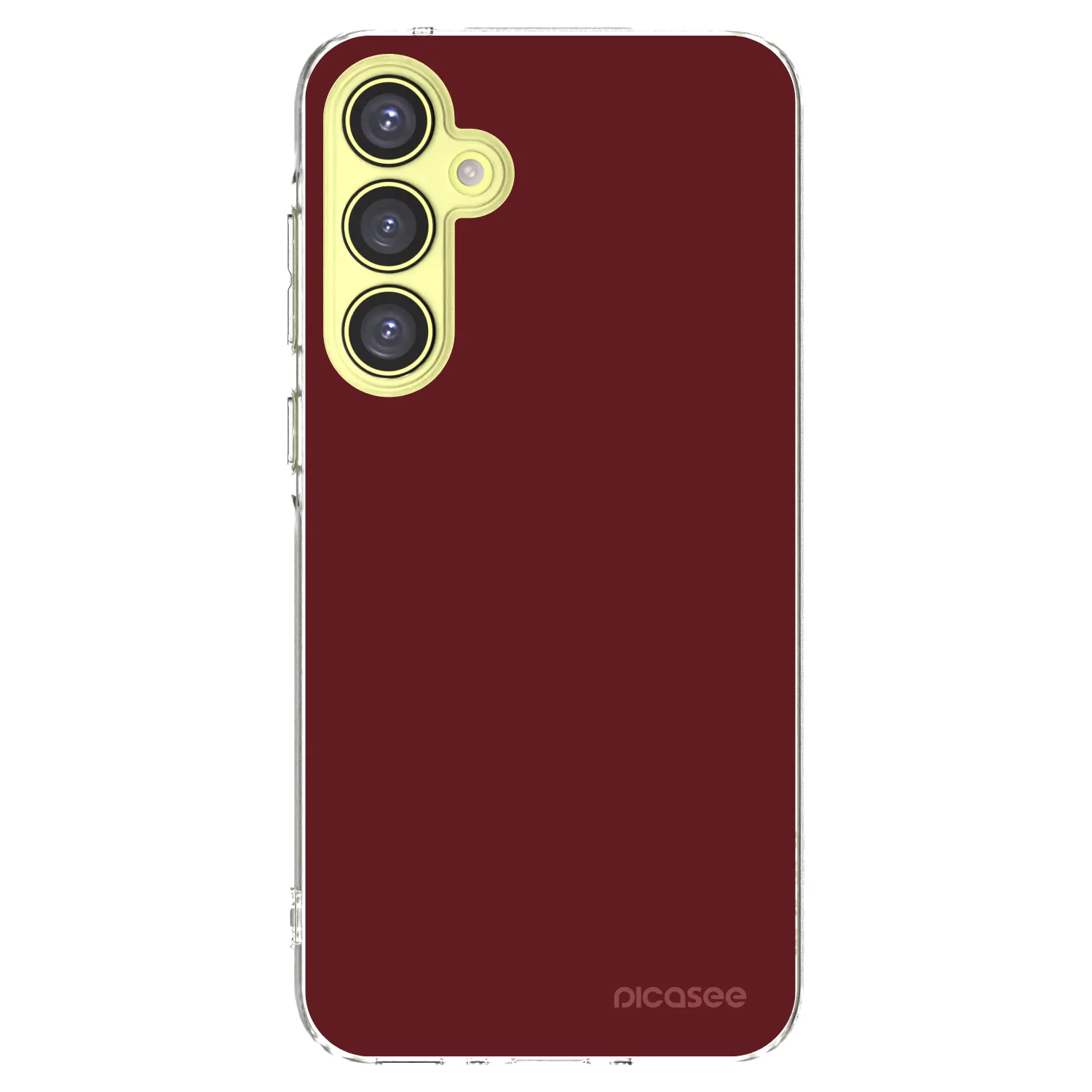 Picasee silikonowe przeźroczyste etui na Samsung Galaxy A35 5G A356B - Red Bliss