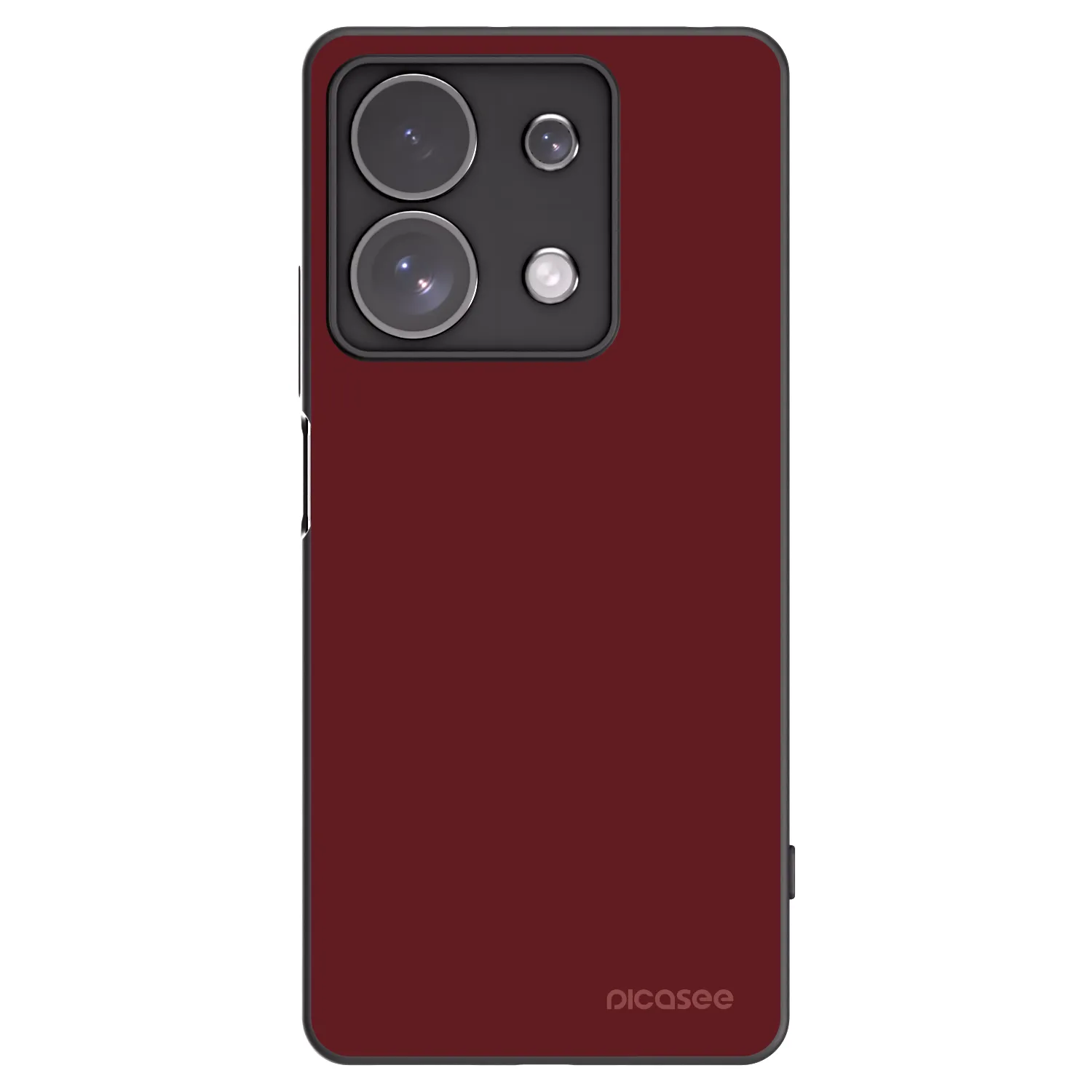 Picasee silikonowe czarne etui na Xiaomi Redmi Note 13 Pro 4G - Red Bliss
