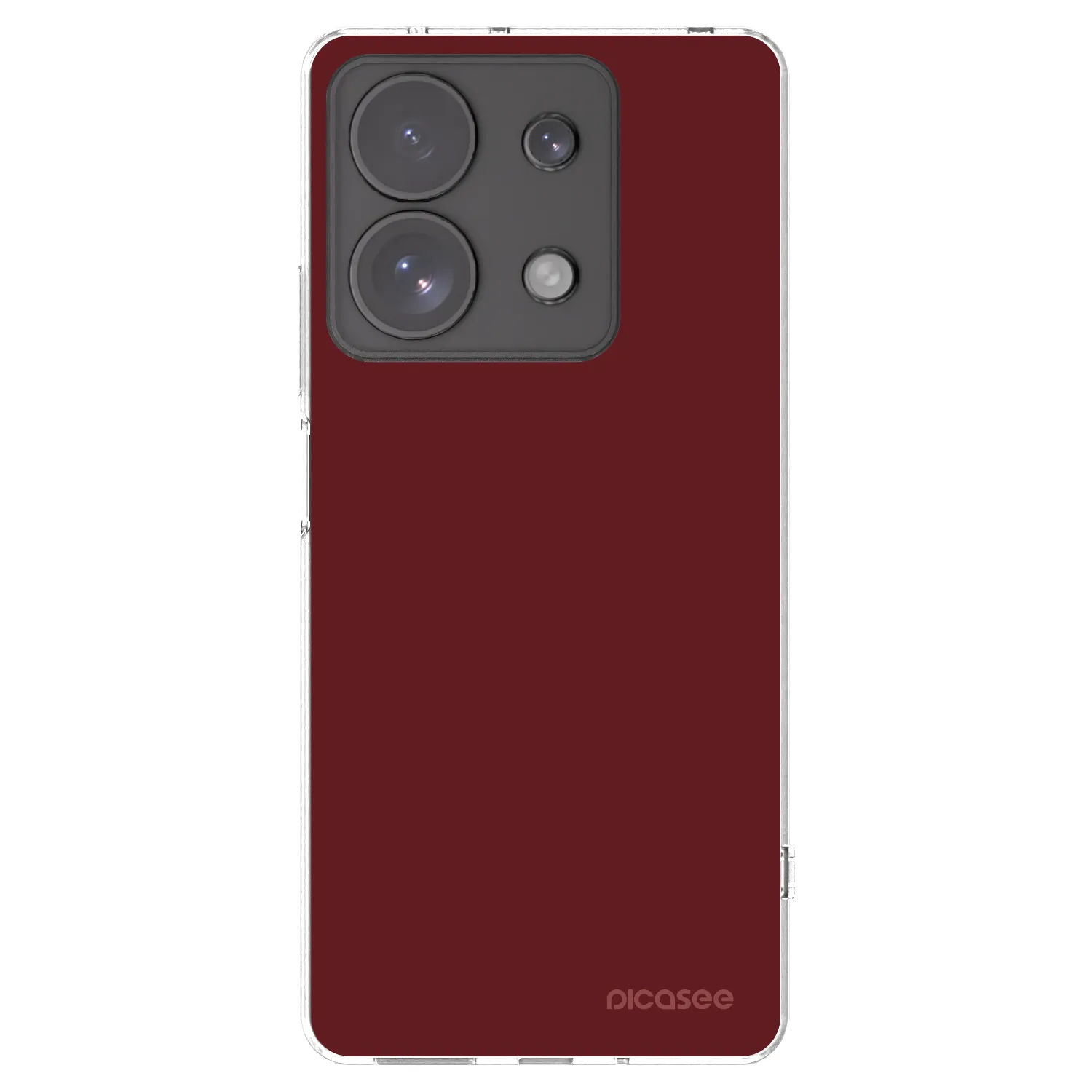 Picasee silikonowe przeźroczyste etui na Xiaomi Redmi Note 13 Pro 4G - Red Bliss