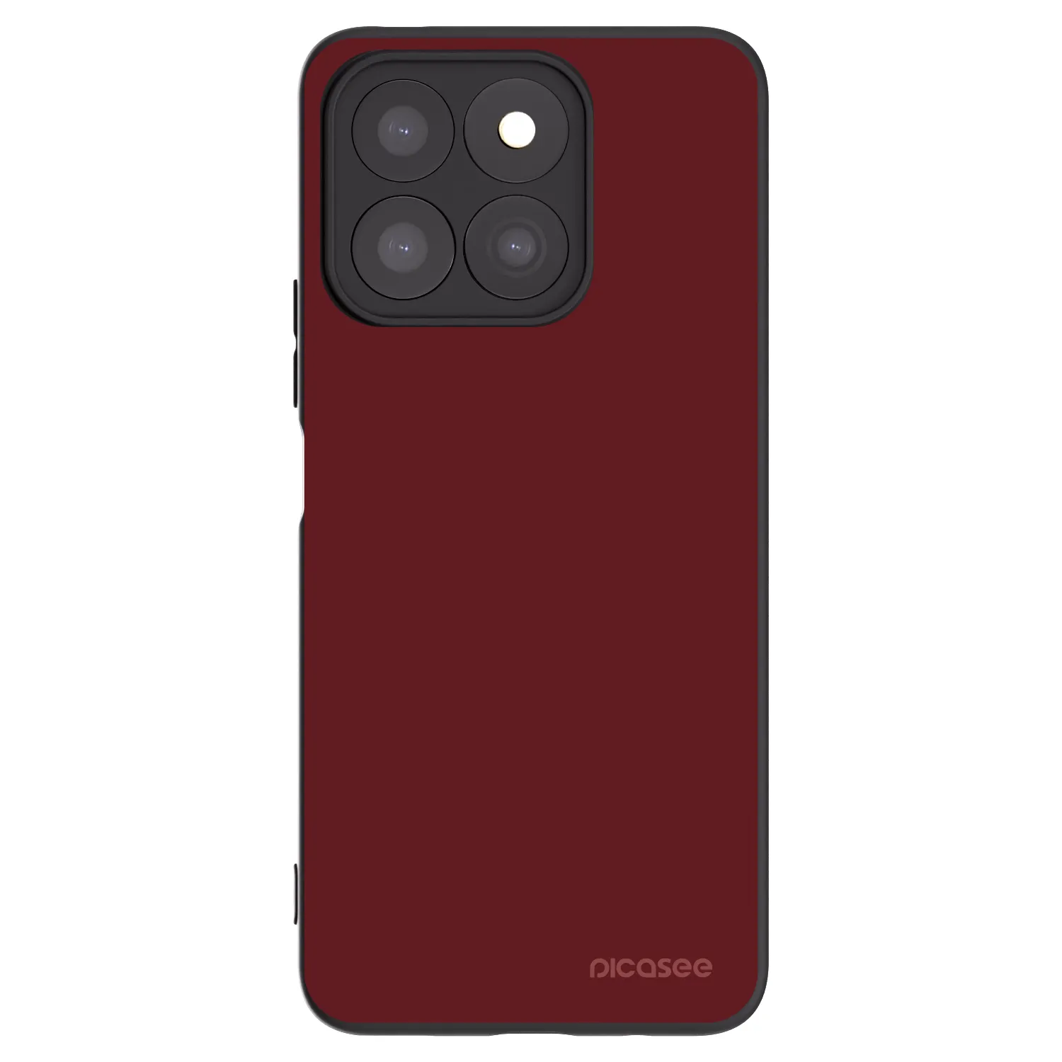 Picasee silikonowe czarne etui na Honor X8b - Red Bliss