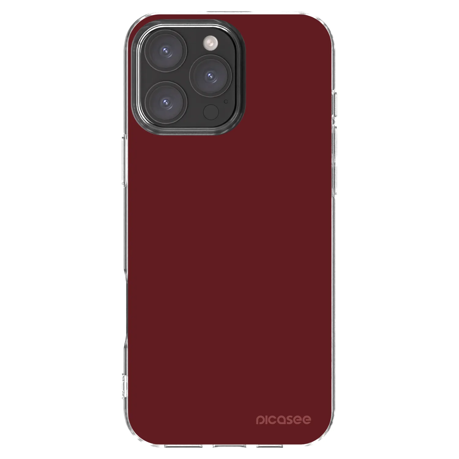 Picasee silikonowe przeźroczyste etui na Apple iPhone 16 Pro Max - Red Bliss