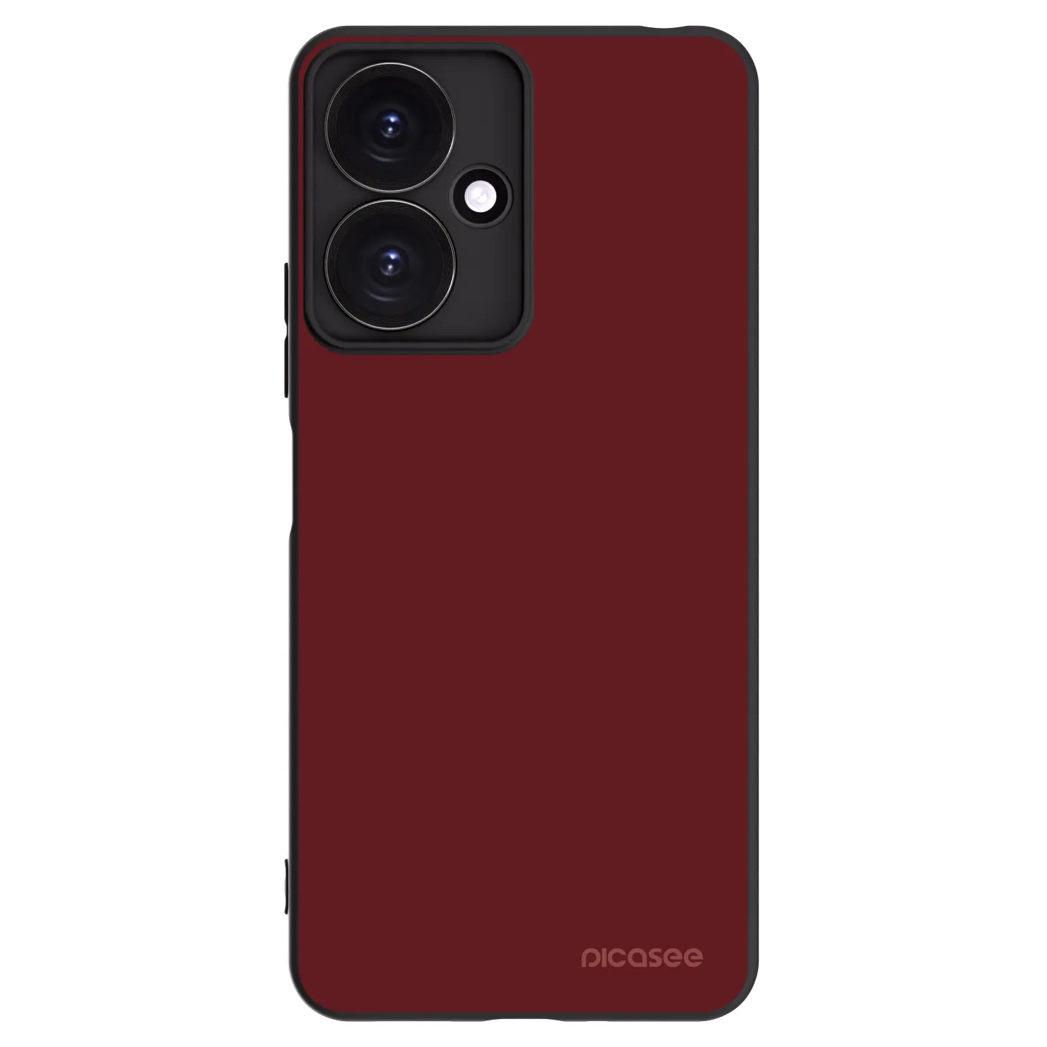 Picasee silikonowe czarne etui na Xiaomi Redmi 13C 5G - Red Bliss